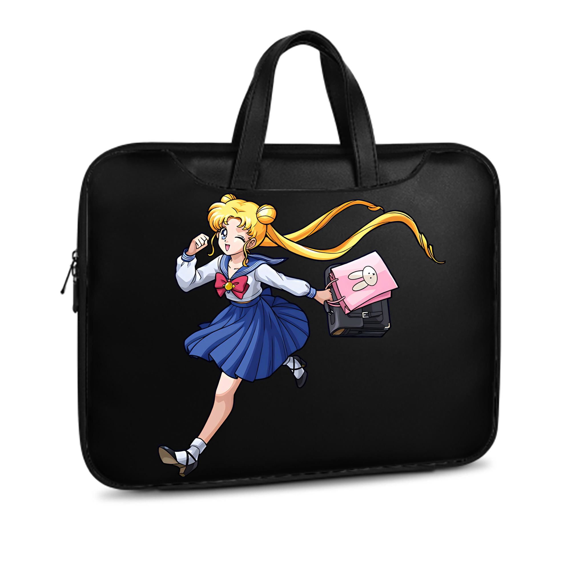 （画像用） 美少女戦士セーラームーン 愛野 美奈子 あいの みなこ Sailor Moon Aino Minako レザーラップトップバッグ　ノートパソコンケース