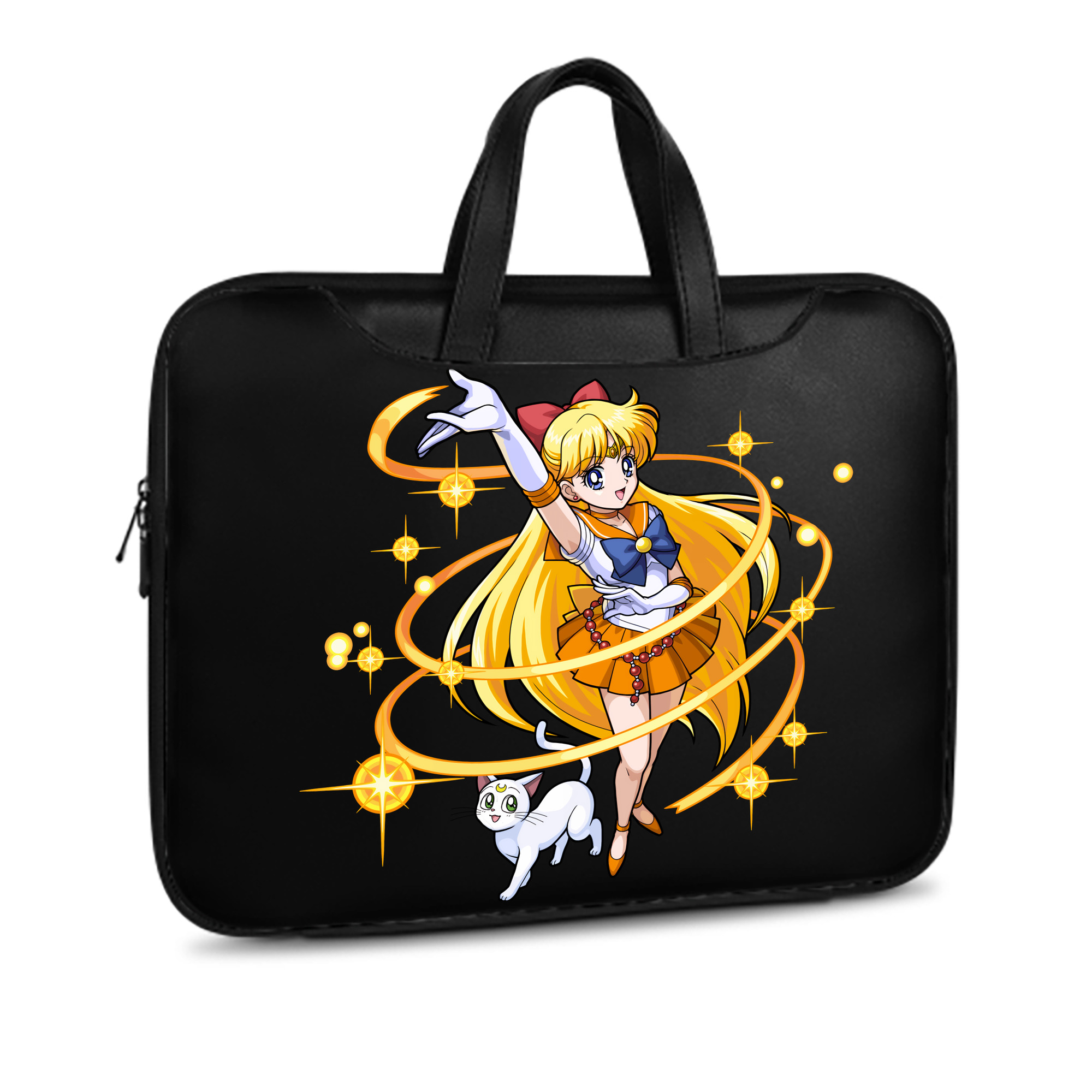 （画像用） 美少女戦士セーラームーン 愛野 美奈子 あいの みなこ Sailor Moon Aino Minako レザーラップトップバッグ　ノートパソコンケース