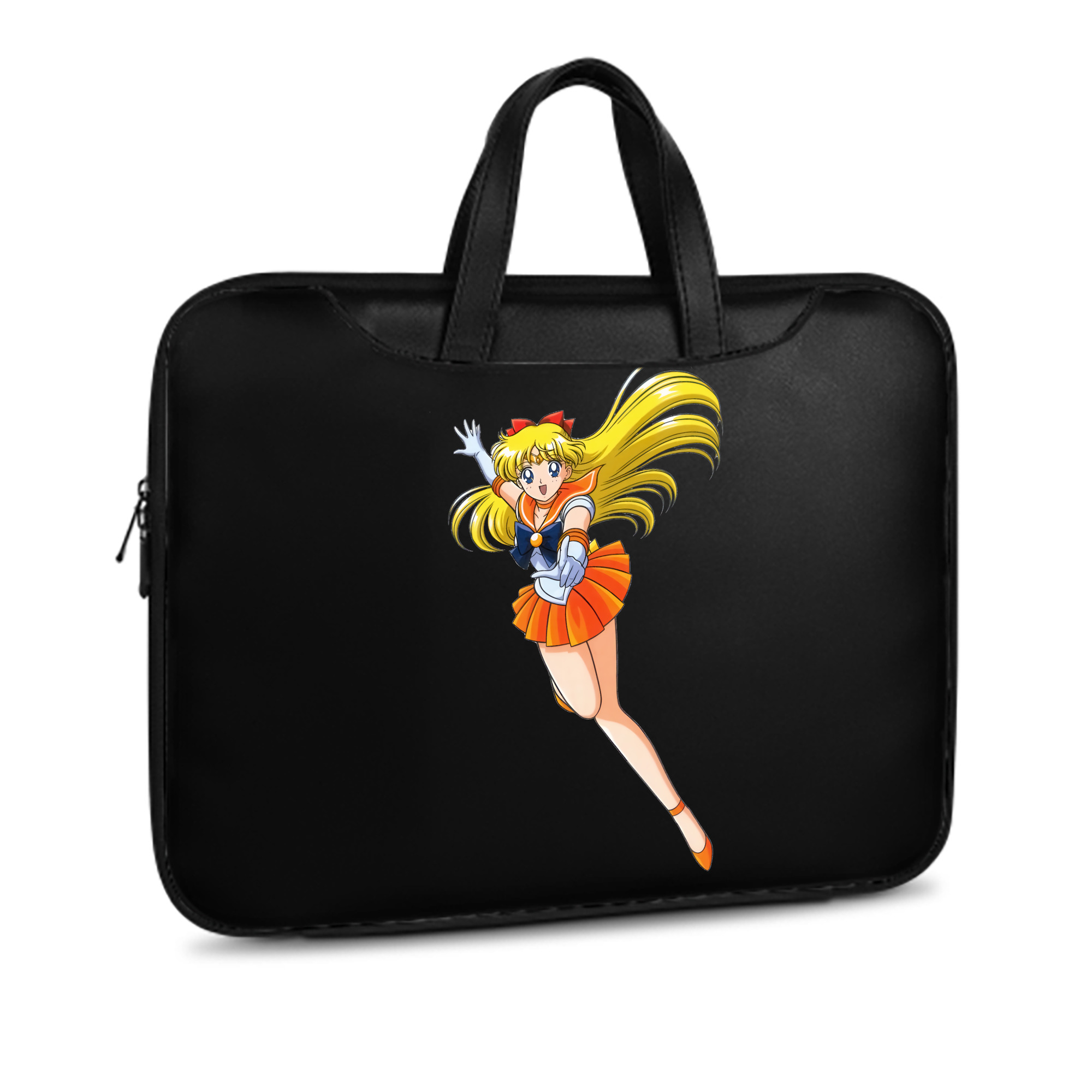 （画像用） 美少女戦士セーラームーン 愛野 美奈子 あいの みなこ Sailor Moon Aino Minako レザーラップトップバッグ　ノートパソコンケース