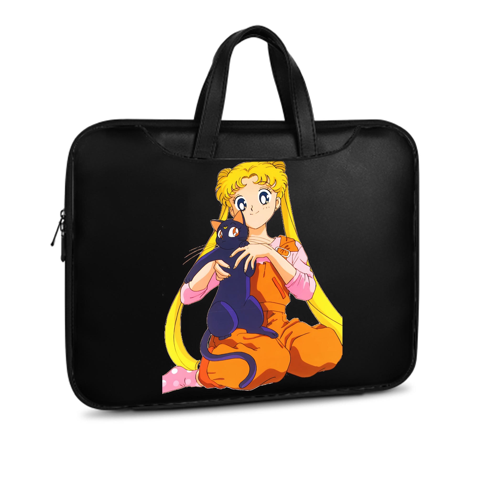 （画像用） 美少女戦士セーラームーン 愛野 美奈子 あいの みなこ Sailor Moon Aino Minako レザーラップトップバッグ　ノートパソコンケース