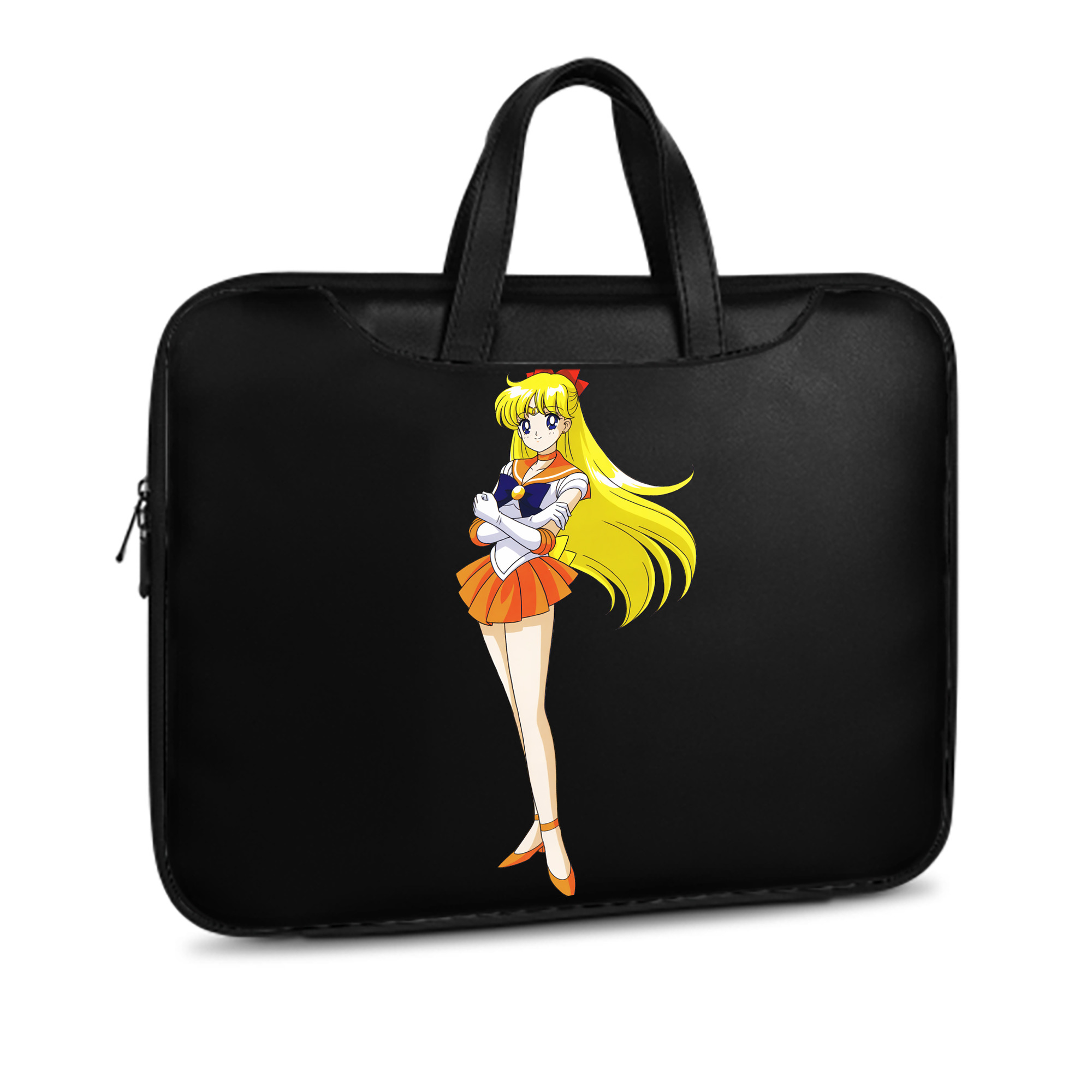 （画像用） 美少女戦士セーラームーン 愛野 美奈子 あいの みなこ Sailor Moon Aino Minako レザーラップトップバッグ　ノートパソコンケース