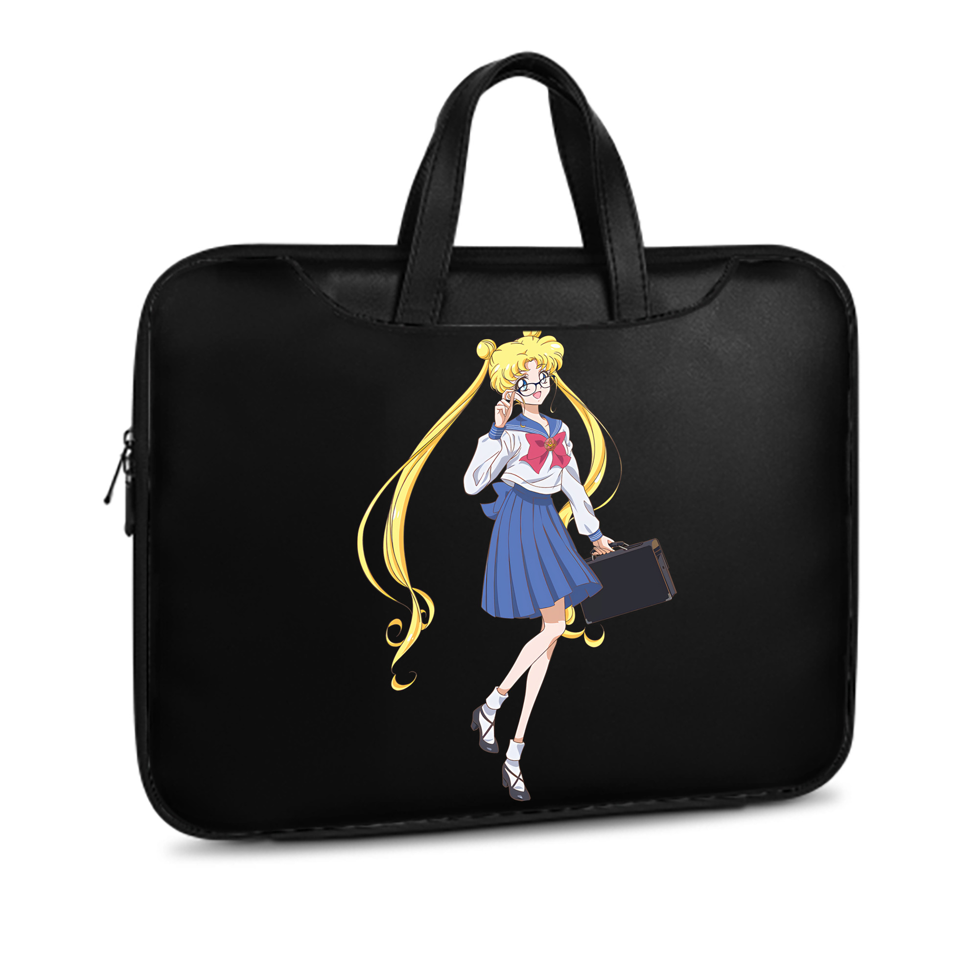 （画像用） 美少女戦士セーラームーン 愛野 美奈子 あいの みなこ Sailor Moon Aino Minako レザーラップトップバッグ　ノートパソコンケース