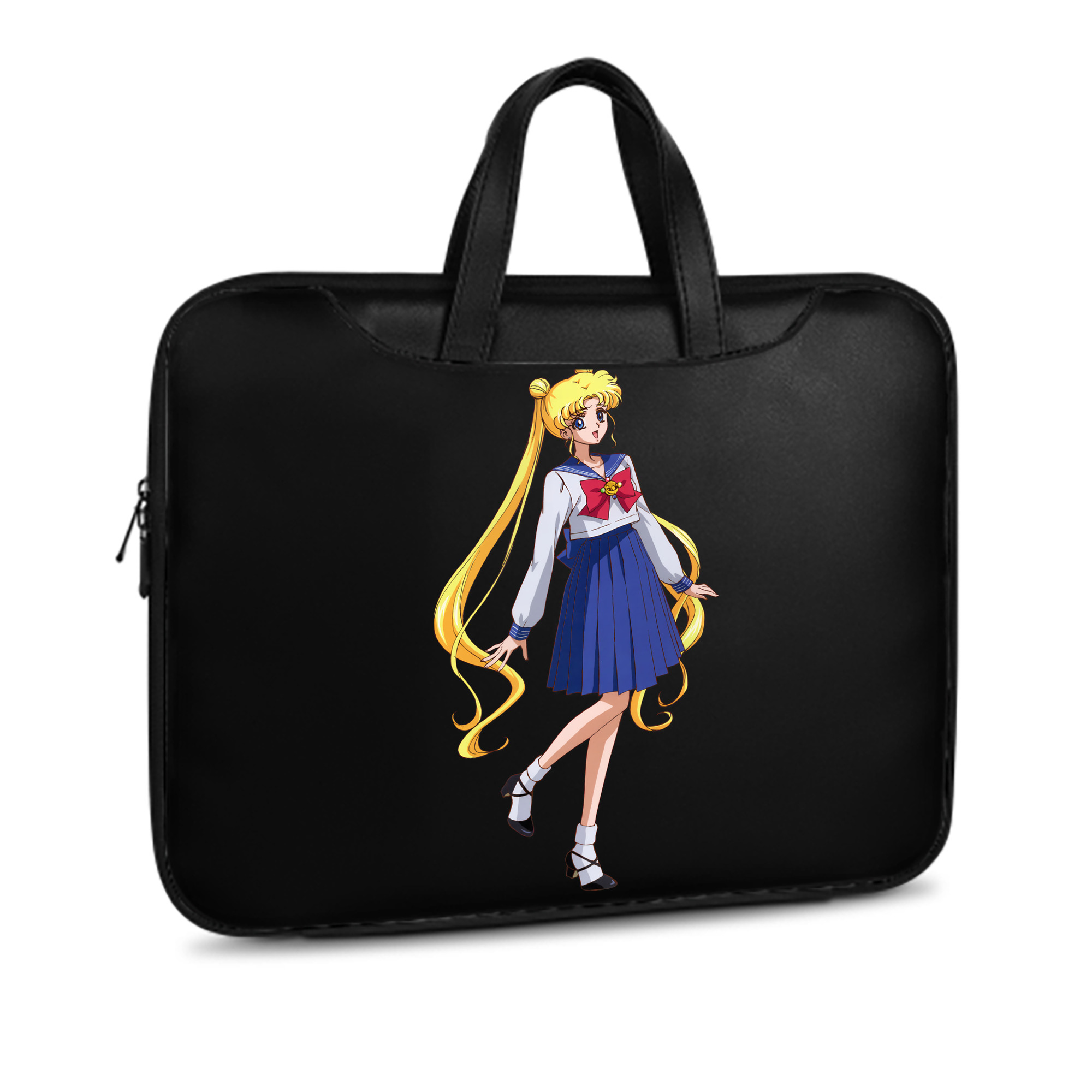 （画像用） 美少女戦士セーラームーン 愛野 美奈子 あいの みなこ Sailor Moon Aino Minako レザーラップトップバッグ　ノートパソコンケース