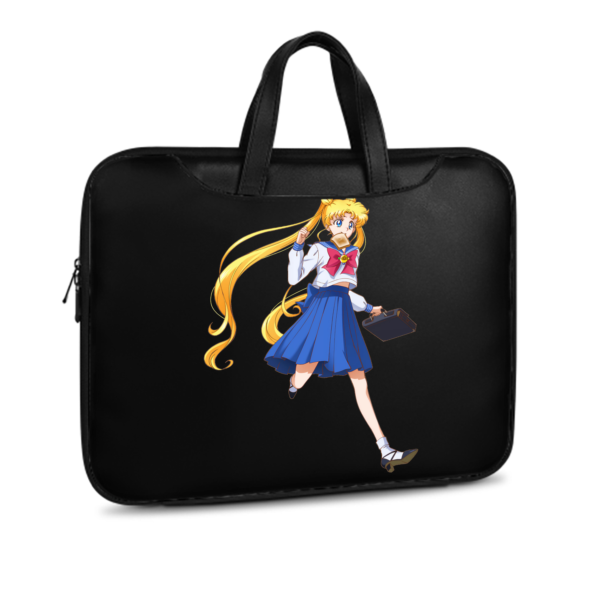（画像用） 美少女戦士セーラームーン 愛野 美奈子 あいの みなこ Sailor Moon Aino Minako レザーラップトップバッグ　ノートパソコンケース