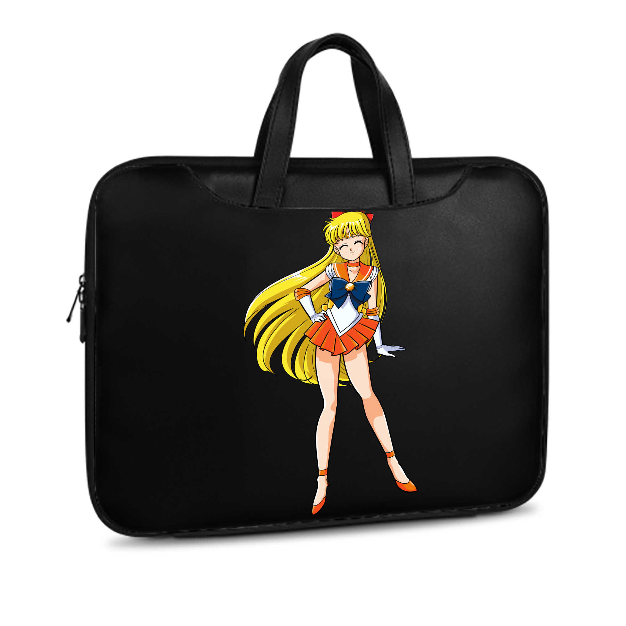 （画像用） 美少女戦士セーラームーン 愛野 美奈子 あいの みなこ Sailor Moon Aino Minako レザーラップトップバッグ　ノートパソコンケース