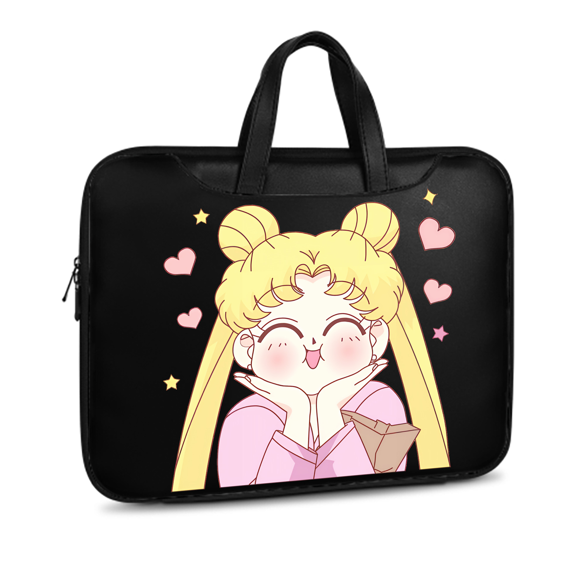 （画像用） 美少女戦士セーラームーン 愛野 美奈子 あいの みなこ Sailor Moon Aino Minako レザーラップトップバッグ　ノートパソコンケース