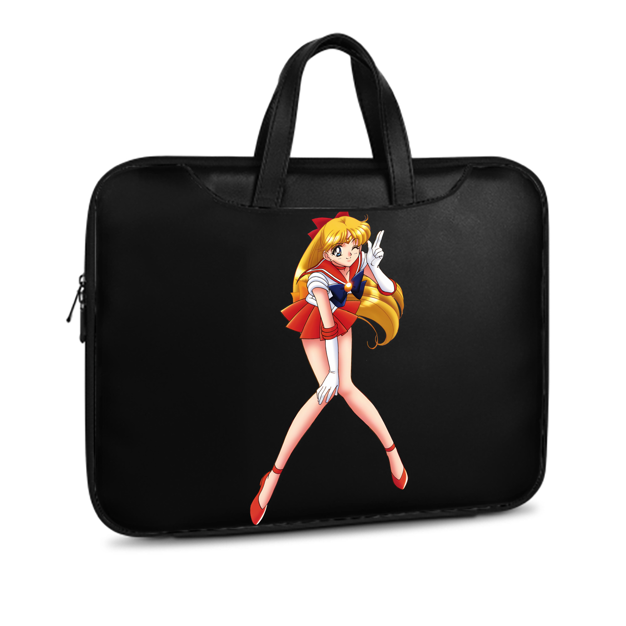 （画像用） 美少女戦士セーラームーン 愛野 美奈子 あいの みなこ Sailor Moon Aino Minako レザーラップトップバッグ　ノートパソコンケース