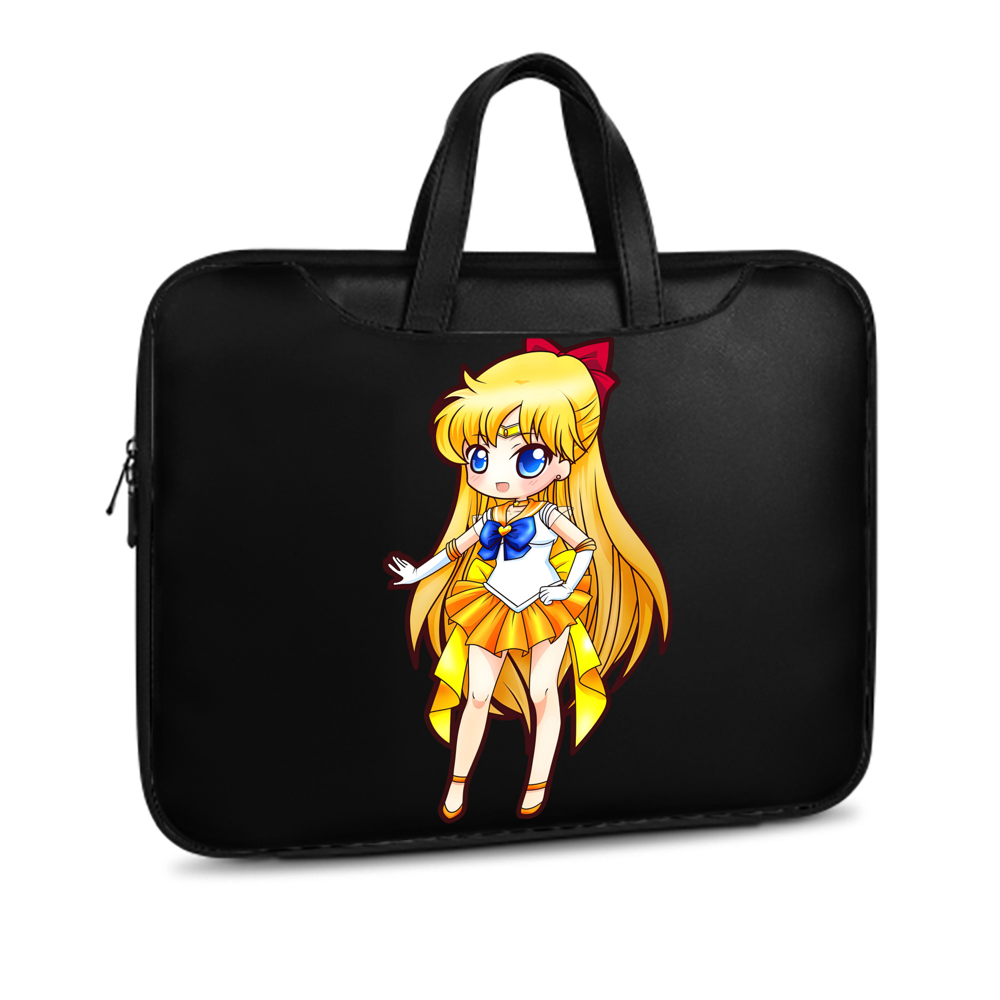 （画像用） 美少女戦士セーラームーン 愛野 美奈子 あいの みなこ Sailor Moon Aino Minako レザーラップトップバッグ　ノートパソコンケース