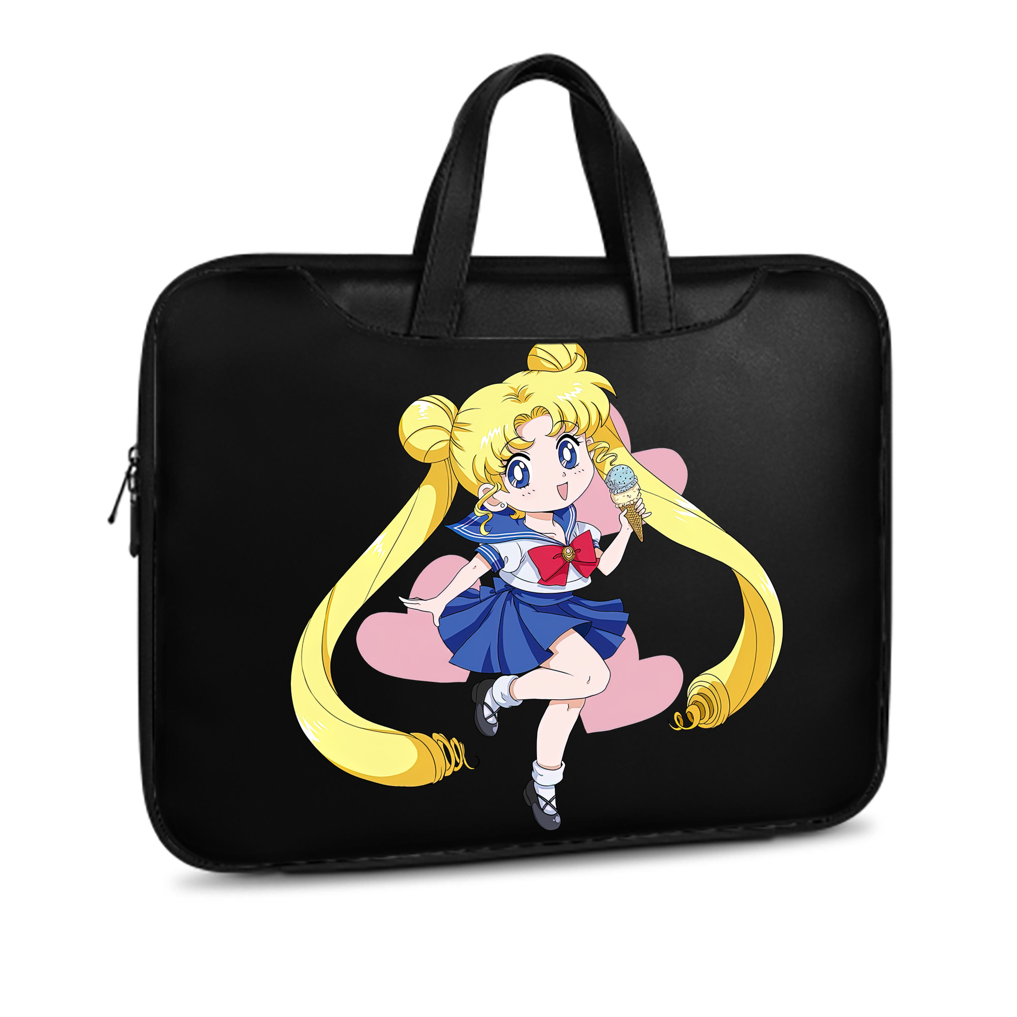（画像用） 美少女戦士セーラームーン 愛野 美奈子 あいの みなこ Sailor Moon Aino Minako レザーラップトップバッグ　ノートパソコンケース