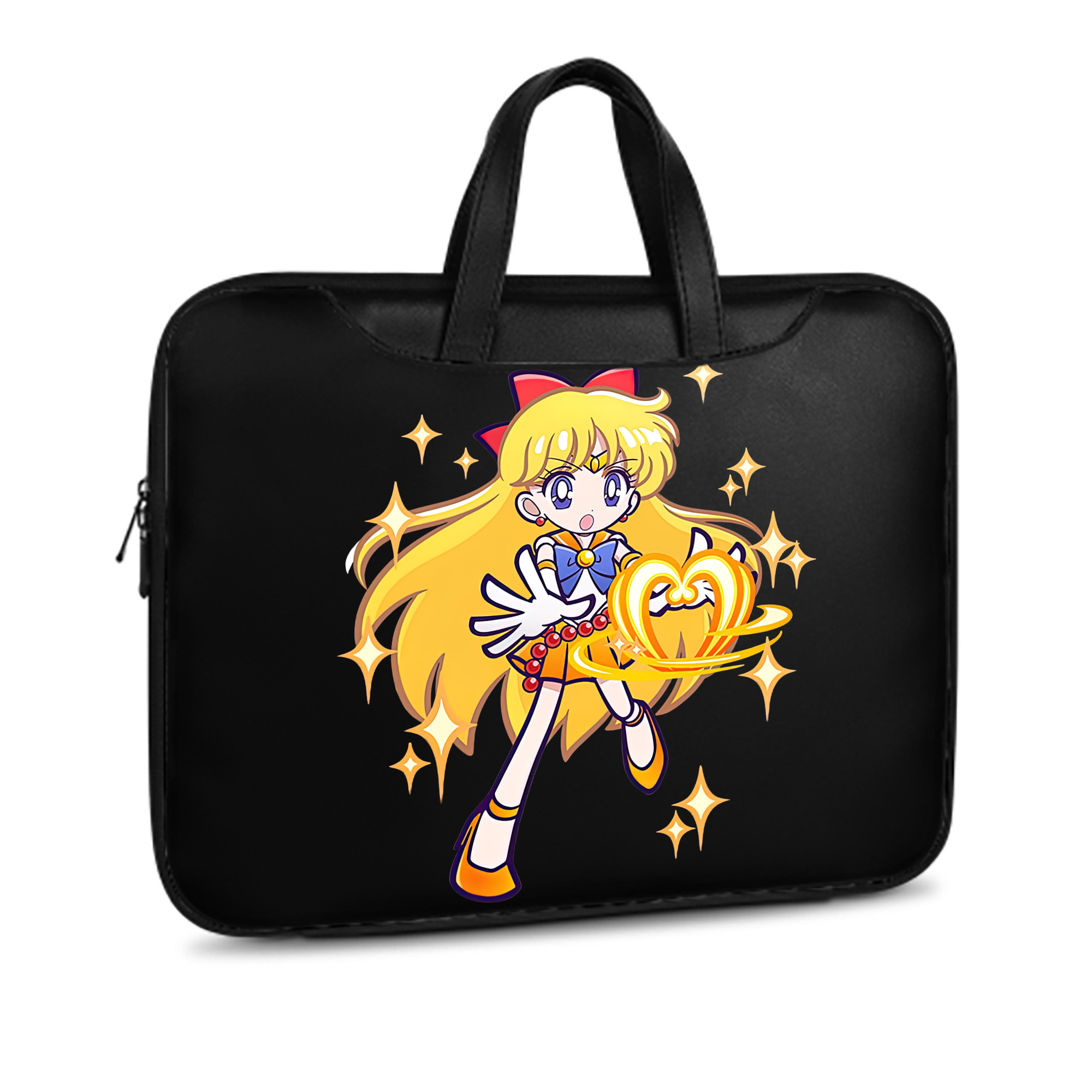 （画像用） 美少女戦士セーラームーン 愛野 美奈子 あいの みなこ Sailor Moon Aino Minako レザーラップトップバッグ　ノートパソコンケース