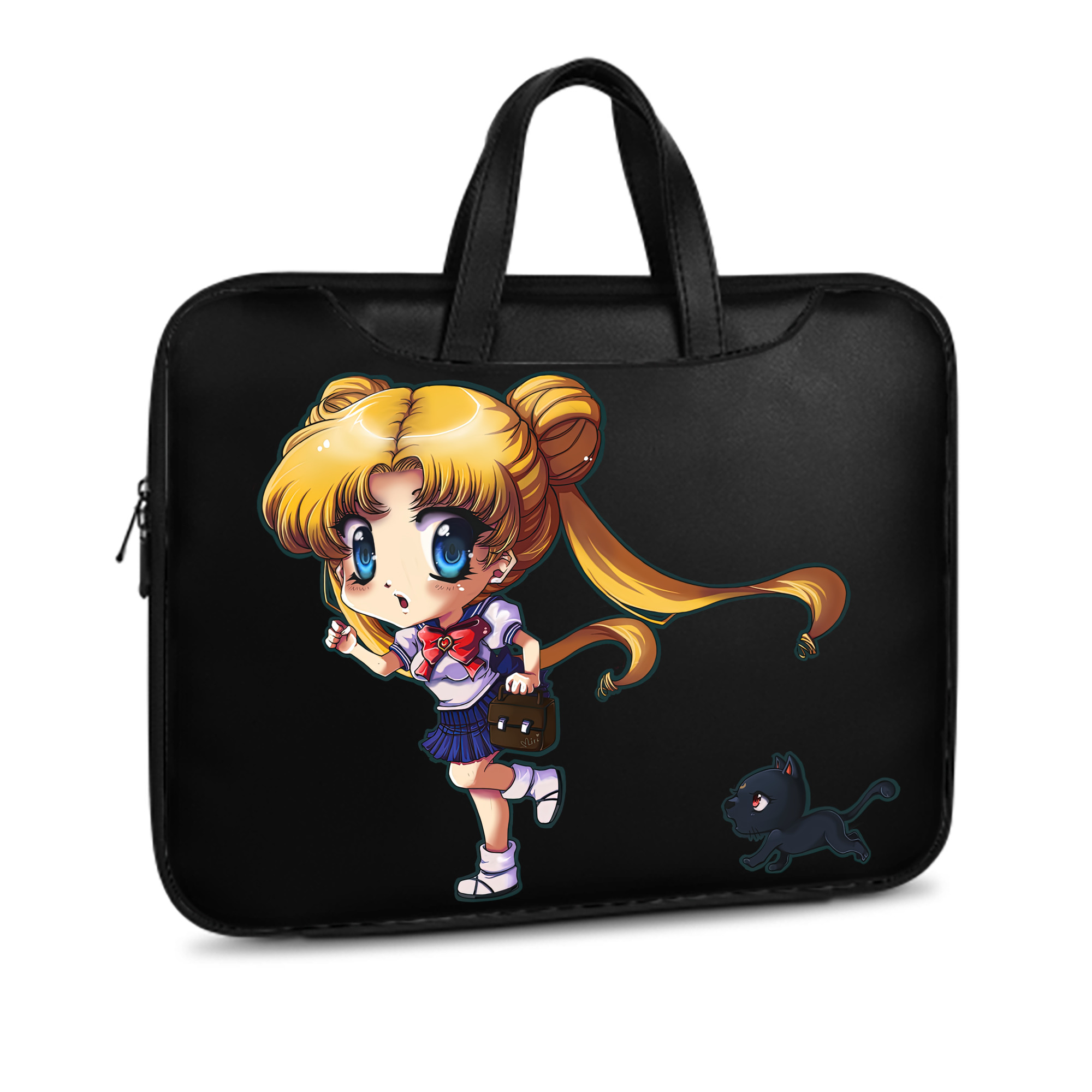 （画像用） 美少女戦士セーラームーン 愛野 美奈子 あいの みなこ Sailor Moon Aino Minako レザーラップトップバッグ　ノートパソコンケース