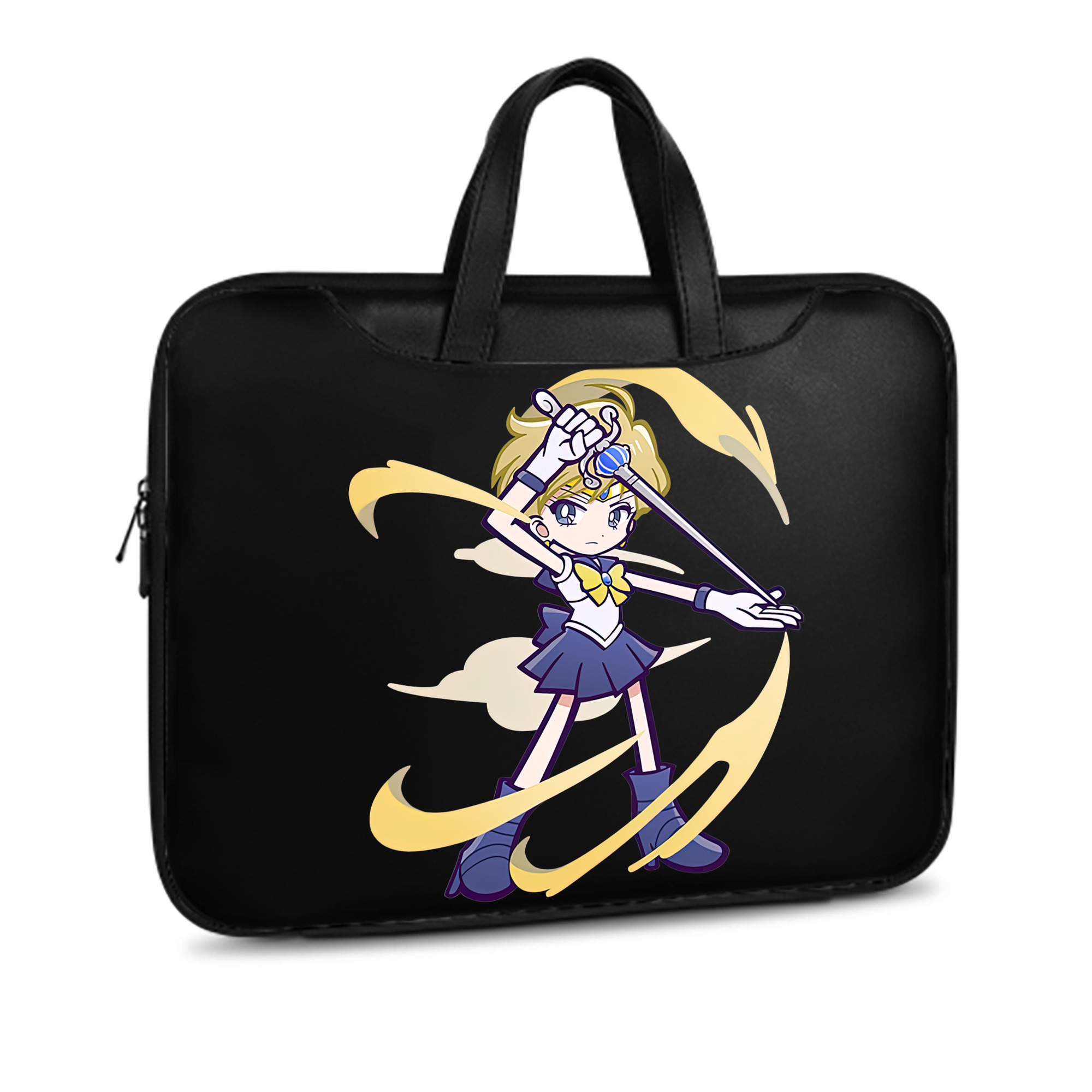 （画像用） 美少女戦士セーラームーン 天王はるか Sailor Moon Tenoh Haruka レザーラップトップバッグ　ノートパソコンケース