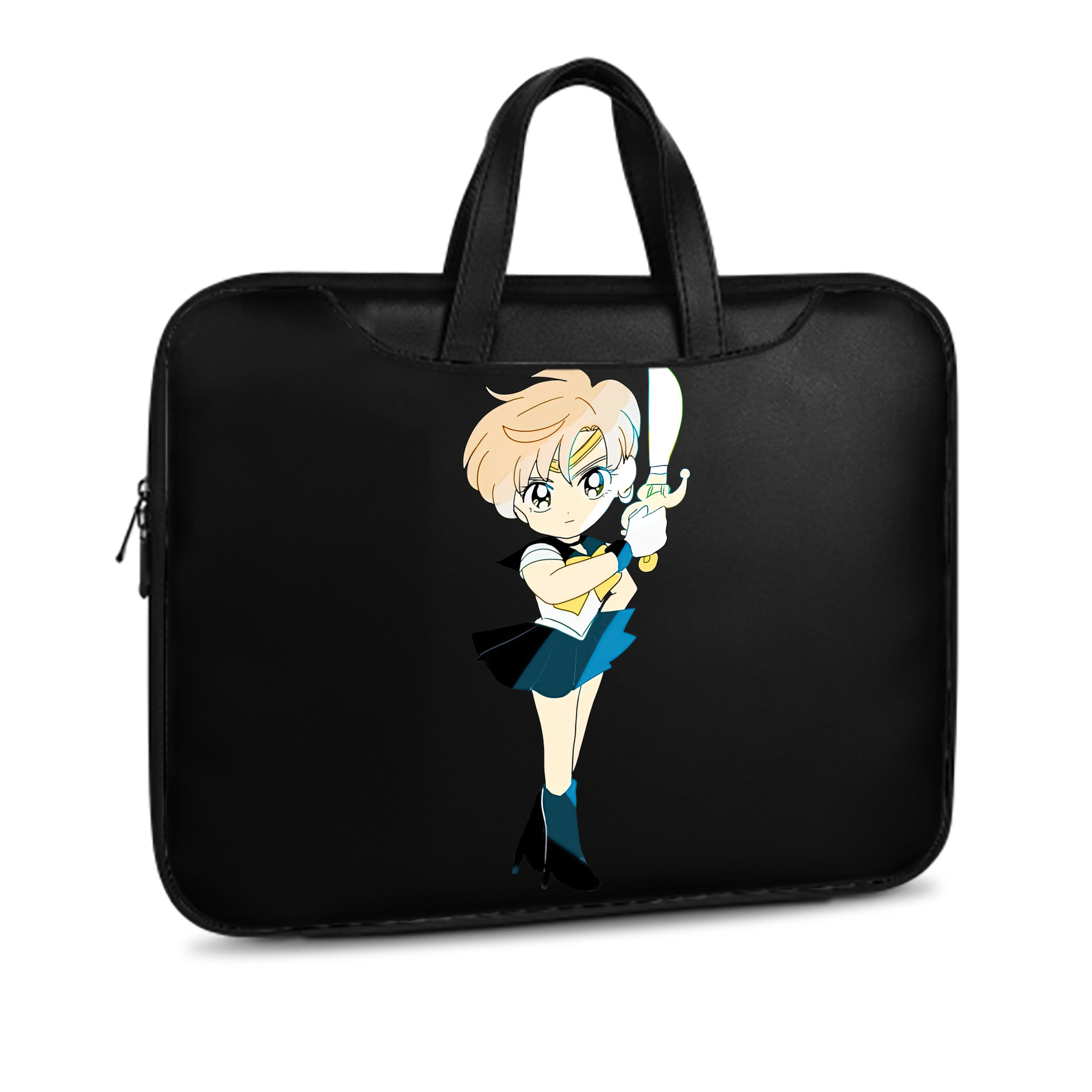 （画像用） 美少女戦士セーラームーン 天王はるか Sailor Moon Tenoh Haruka レザーラップトップバッグ　ノートパソコンケース