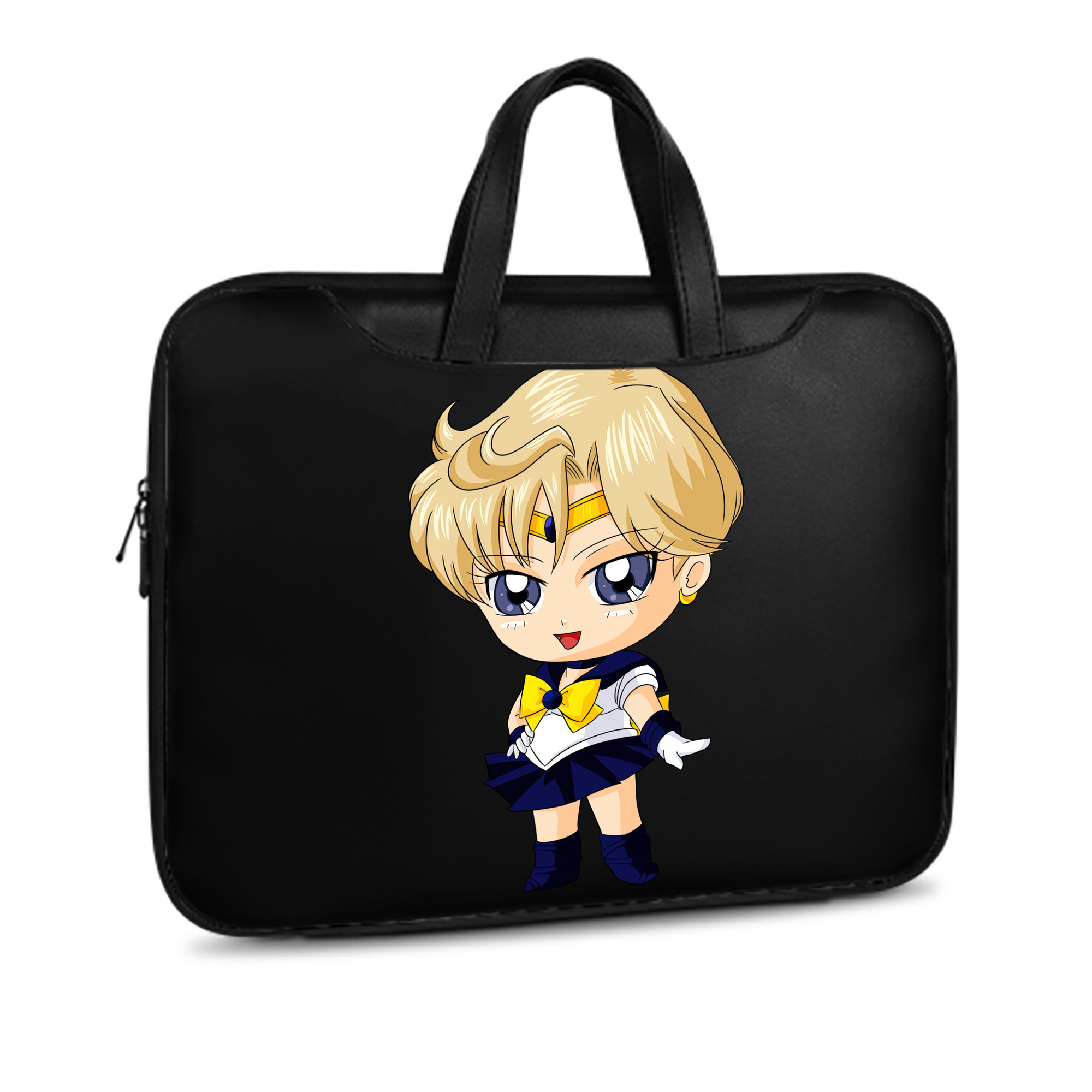（画像用） 美少女戦士セーラームーン 天王はるか Sailor Moon Tenoh Haruka レザーラップトップバッグ　ノートパソコンケース