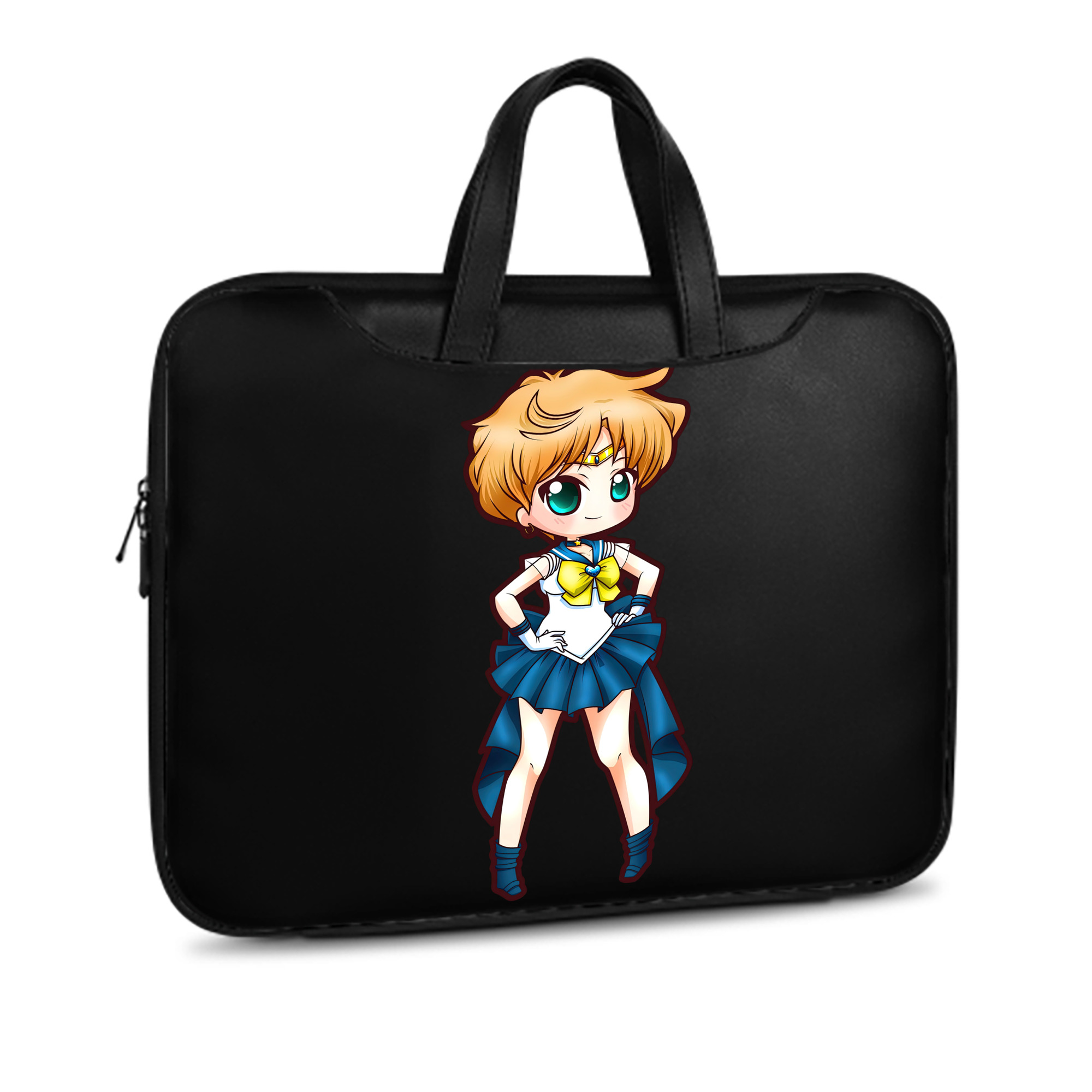 （画像用） 美少女戦士セーラームーン 天王はるか Sailor Moon Tenoh Haruka レザーラップトップバッグ　ノートパソコンケース