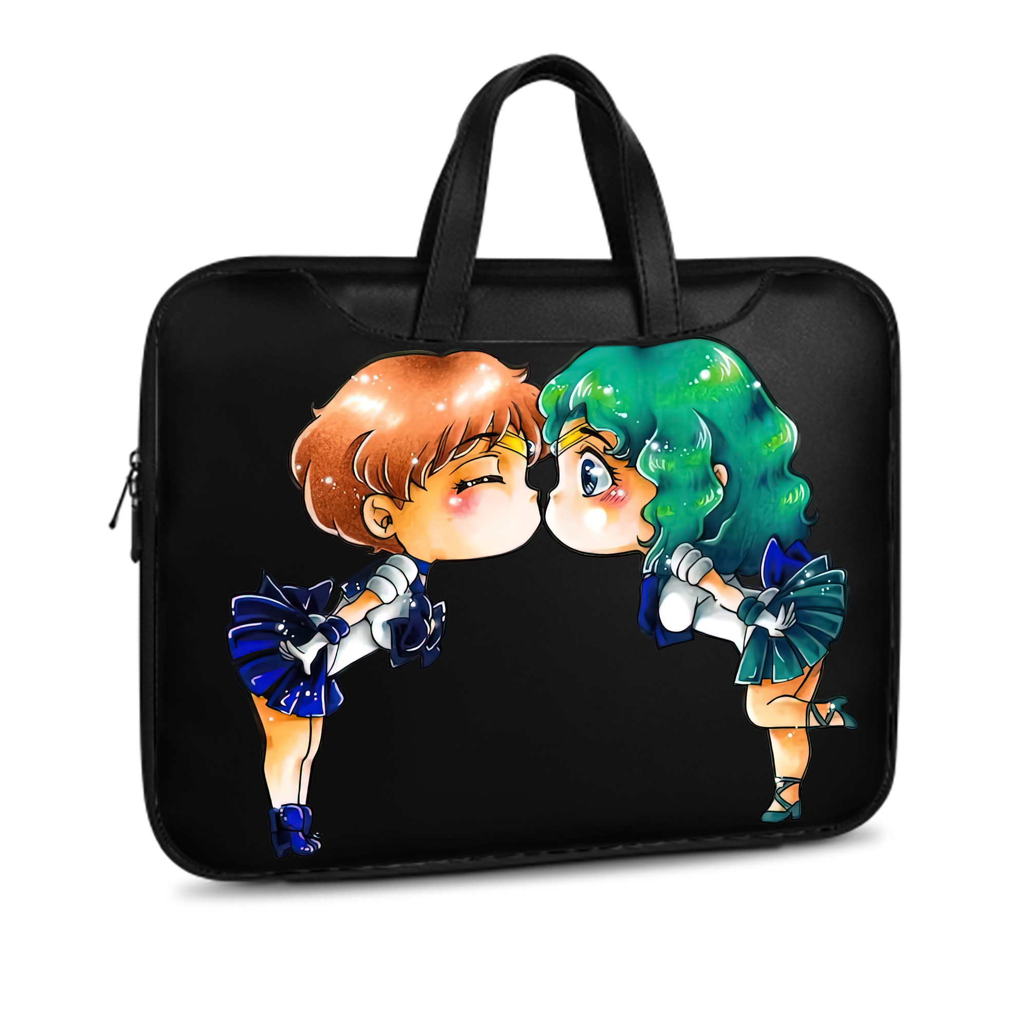 （画像用） 美少女戦士セーラームーン 天王はるか Sailor Moon Tenoh Haruka レザーラップトップバッグ　ノートパソコンケース