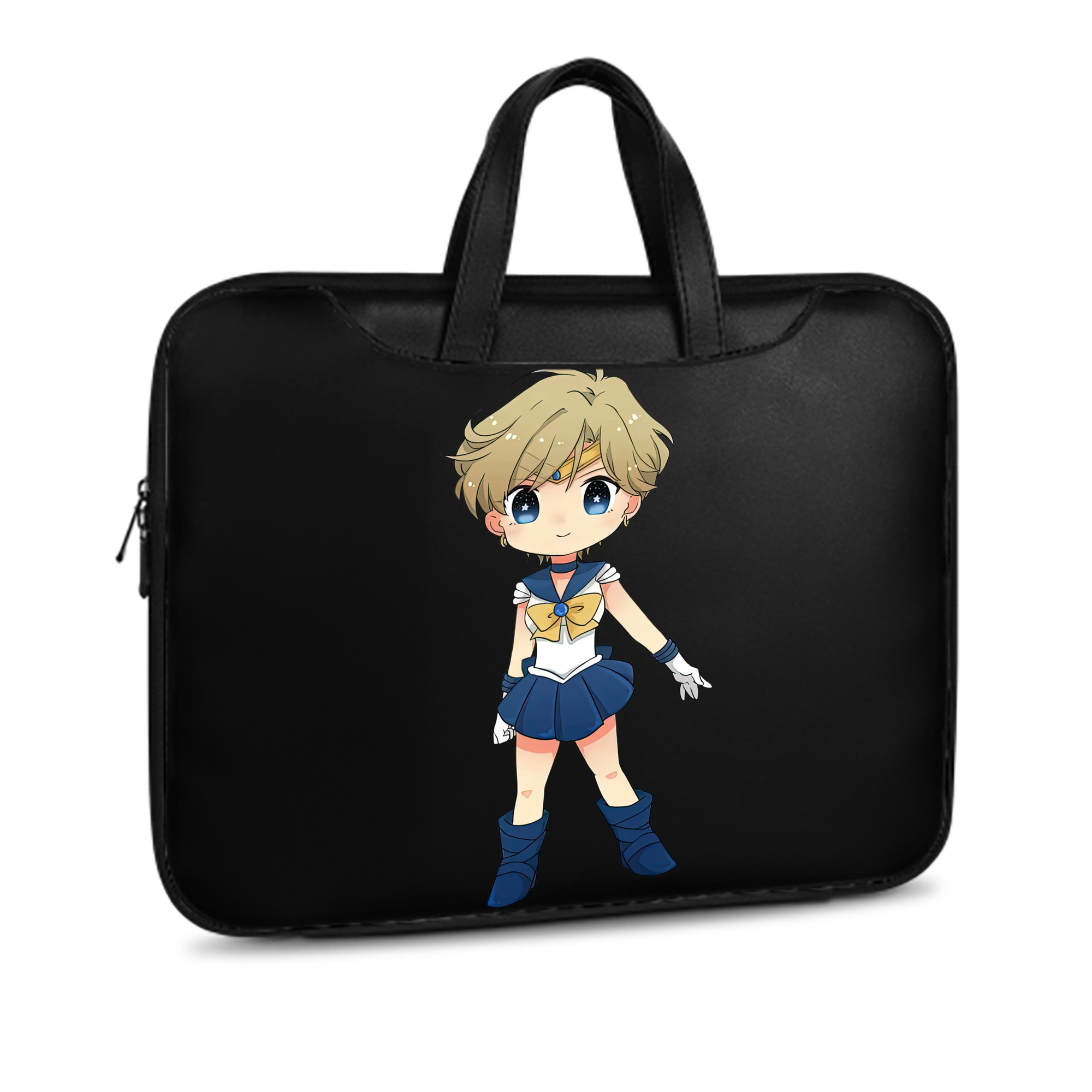 （画像用） 美少女戦士セーラームーン 天王はるか Sailor Moon Tenoh Haruka レザーラップトップバッグ　ノートパソコンケース