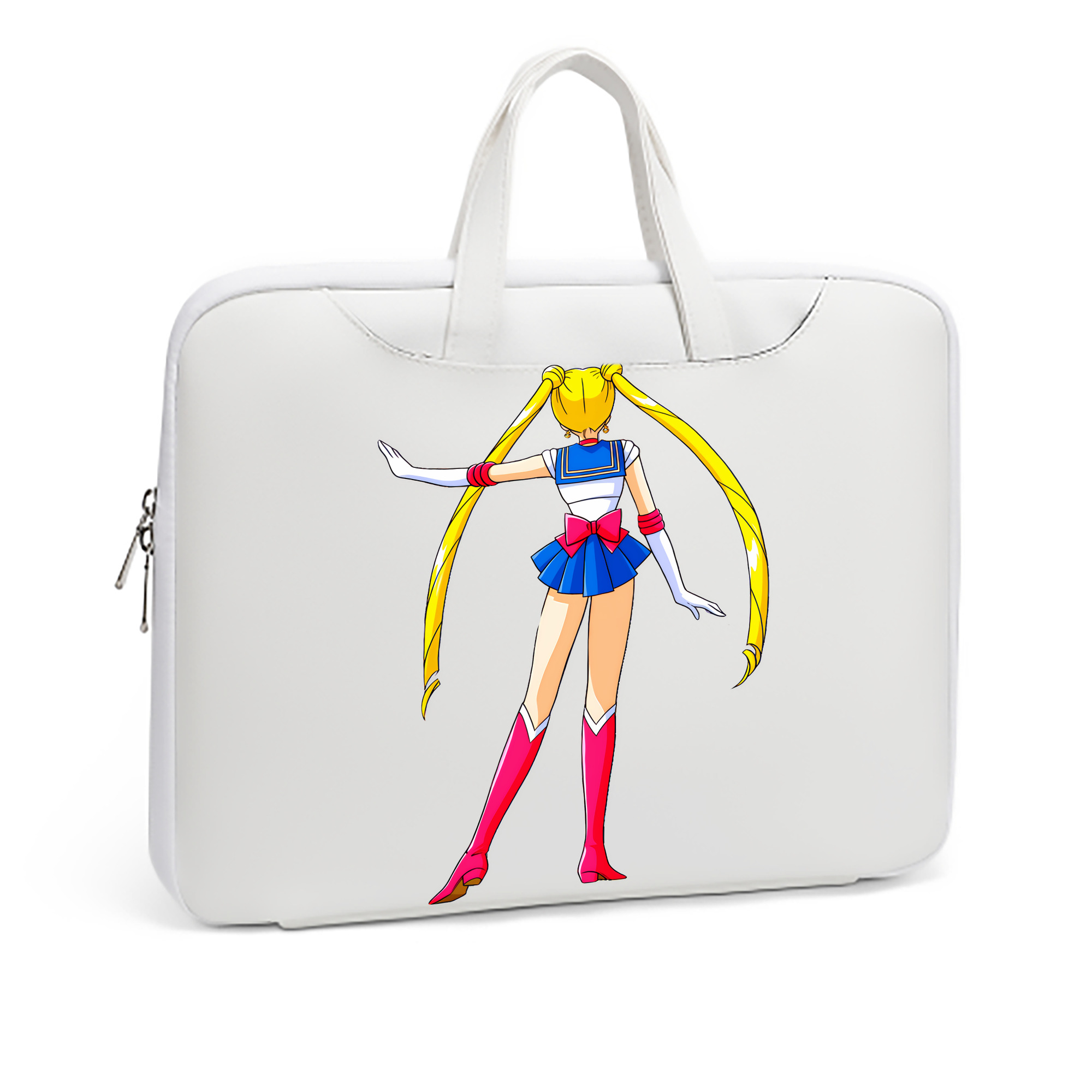 （画像用） 美少女戦士セーラームーン 月野 うさぎ つきの うさぎ Sailor Moon Tsukino Usagi レザーラップトップバッグ　ノートパソコンケース