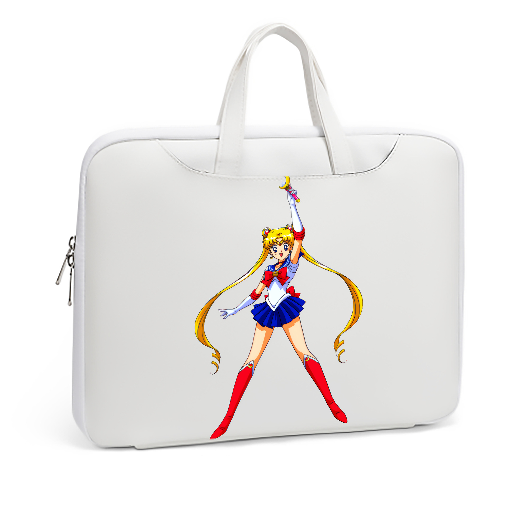 （画像用） 美少女戦士セーラームーン 月野 うさぎ つきの うさぎ Sailor Moon Tsukino Usagi レザーラップトップバッグ　ノートパソコンケース