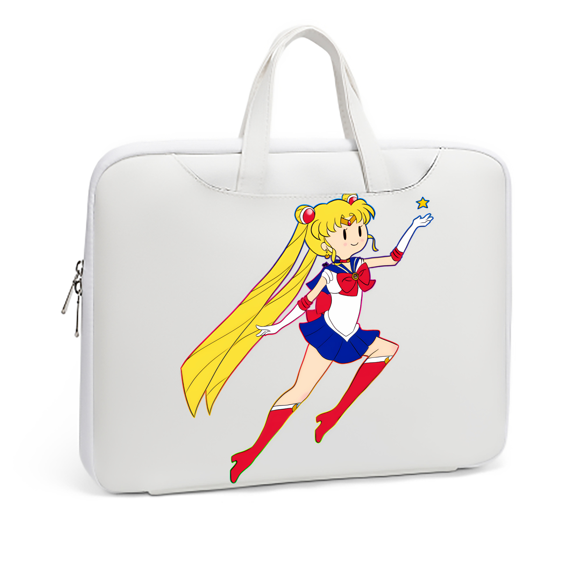 （画像用） 美少女戦士セーラームーン 月野 うさぎ つきの うさぎ Sailor Moon Tsukino Usagi レザーラップトップバッグ　ノートパソコンケース