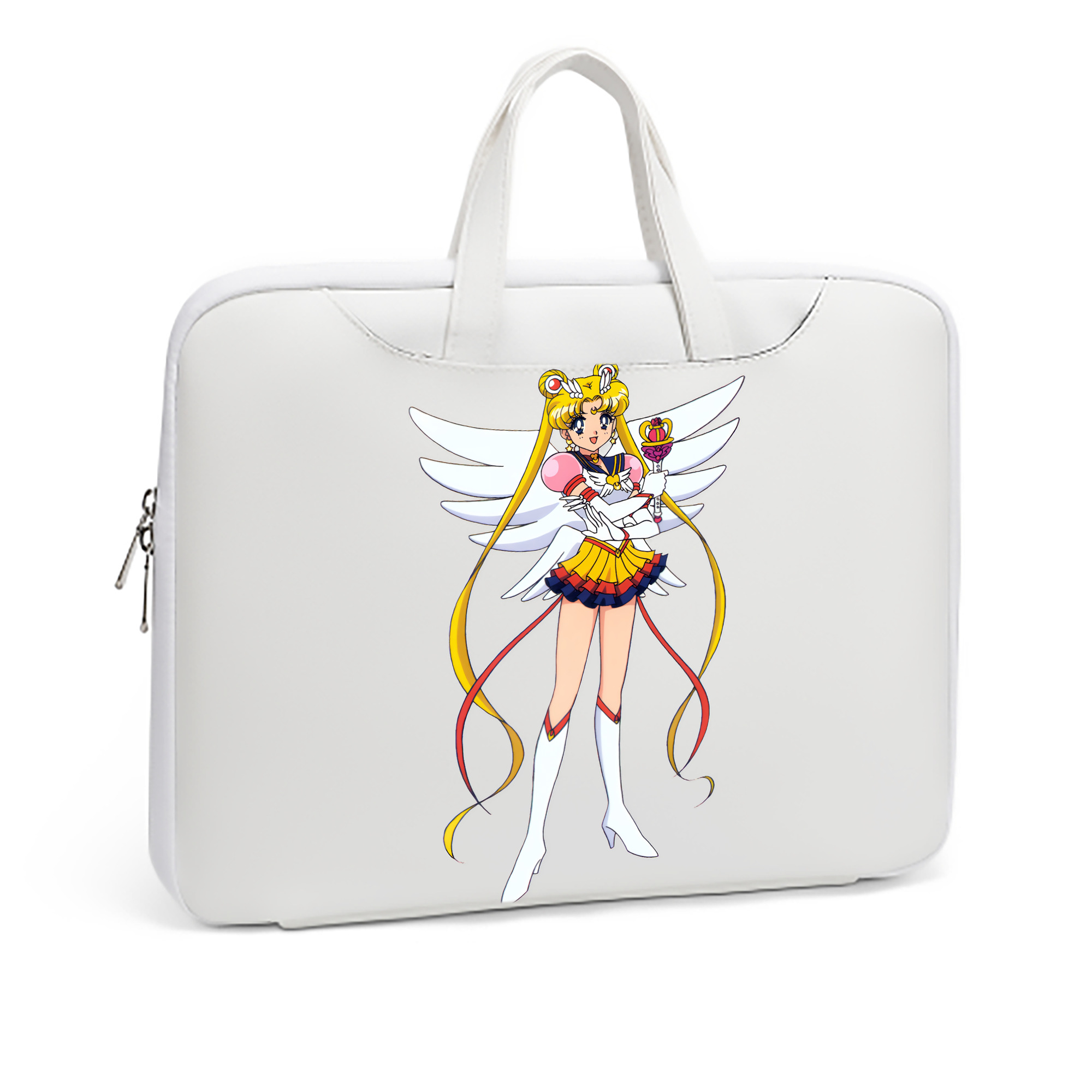 （画像用） 美少女戦士セーラームーン 月野 うさぎ つきの うさぎ Sailor Moon Tsukino Usagi レザーラップトップバッグ　ノートパソコンケース