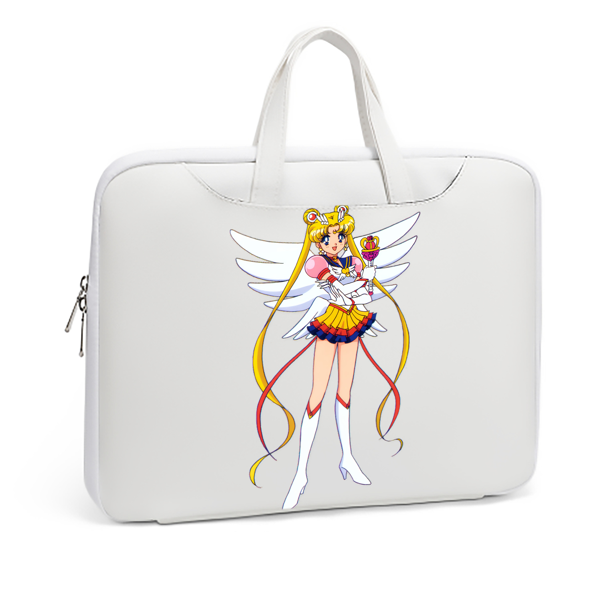（画像用） 美少女戦士セーラームーン 月野 うさぎ つきの うさぎ Sailor Moon Tsukino Usagi レザーラップトップバッグ　ノートパソコンケース