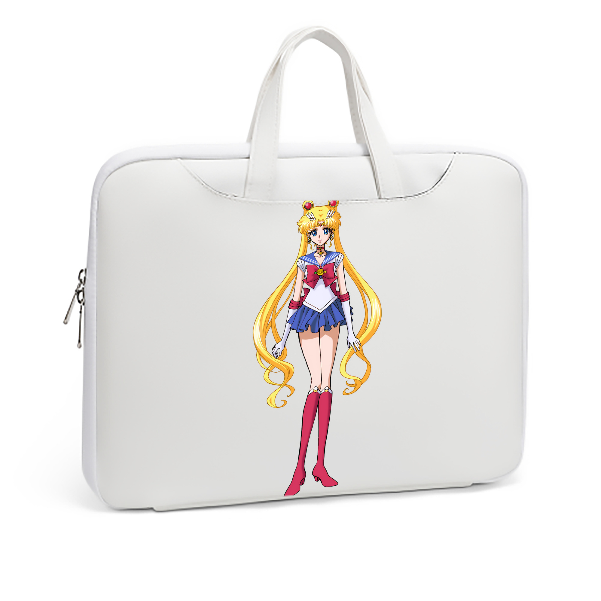 （画像用） 美少女戦士セーラームーン 月野 うさぎ つきの うさぎ Sailor Moon Tsukino Usagi レザーラップトップバッグ　ノートパソコンケース