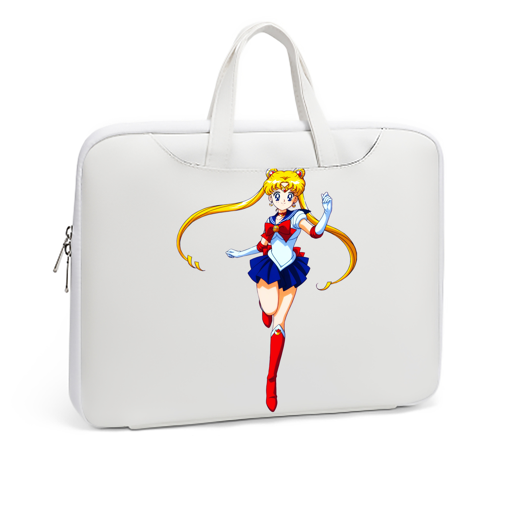 （画像用） 美少女戦士セーラームーン 月野 うさぎ つきの うさぎ Sailor Moon Tsukino Usagi レザーラップトップバッグ　ノートパソコンケース