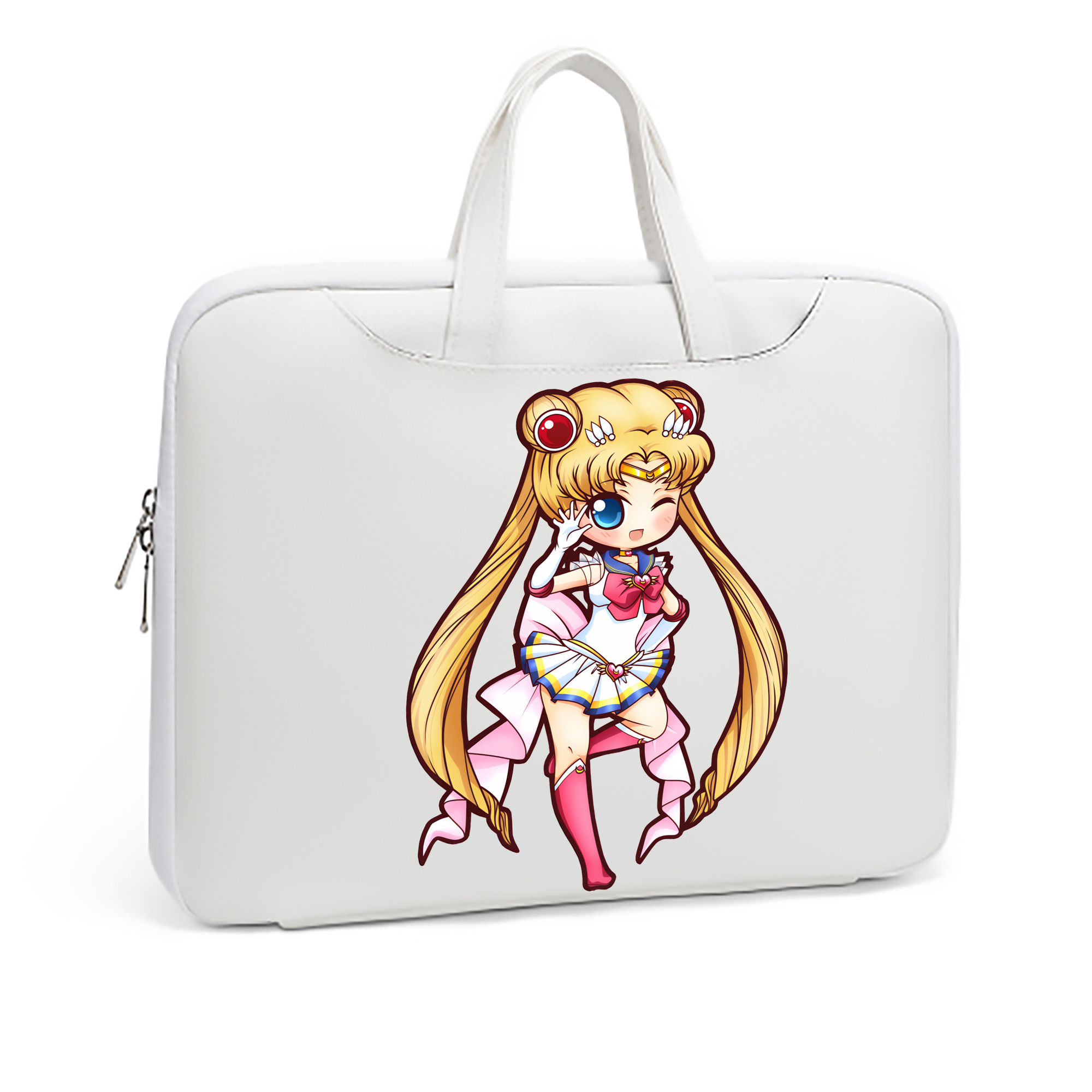 （画像用） 美少女戦士セーラームーン 月野 うさぎ つきの うさぎ Sailor Moon Tsukino Usagi レザーラップトップバッグ　ノートパソコンケース