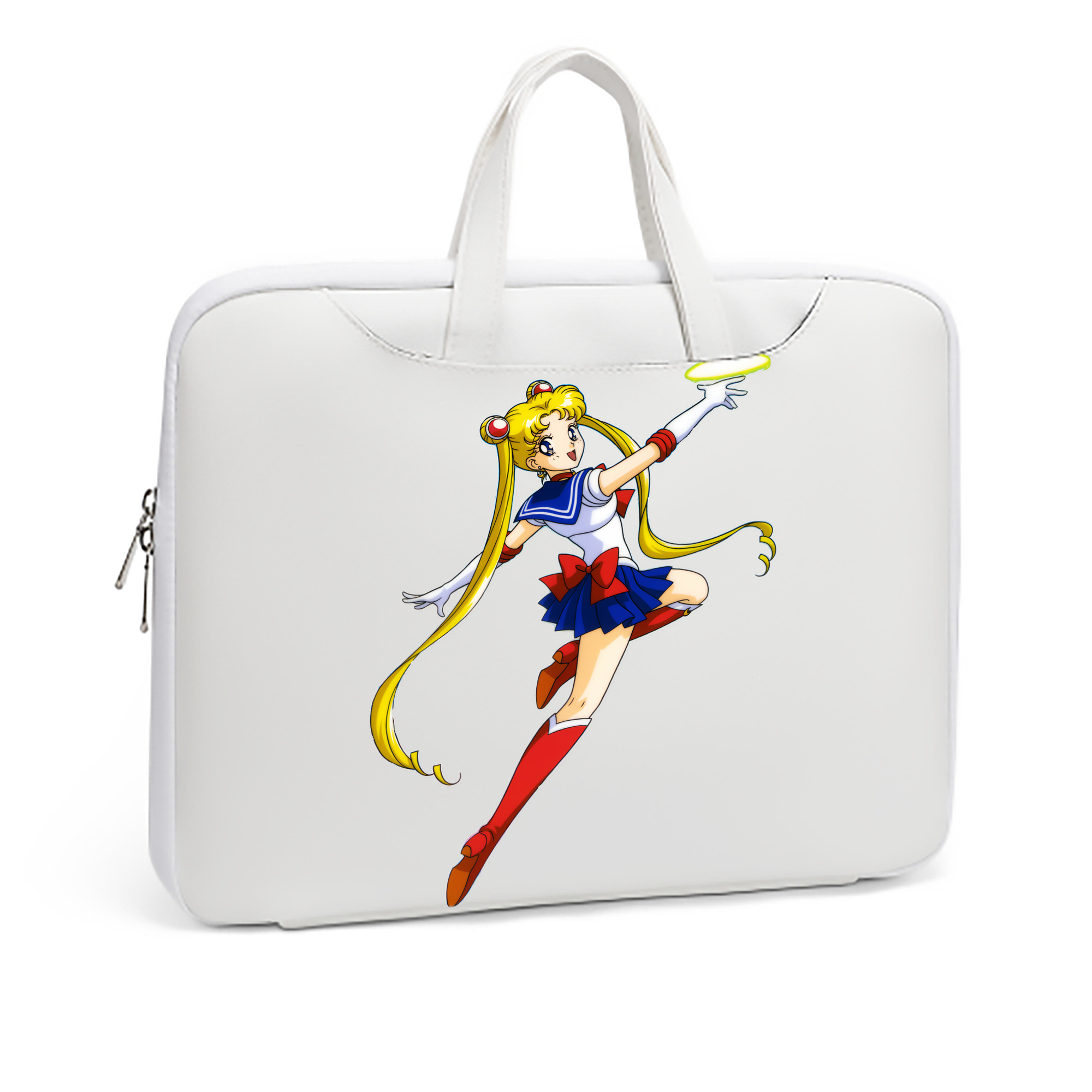 （画像用） 美少女戦士セーラームーン 月野 うさぎ つきの うさぎ Sailor Moon Tsukino Usagi レザーラップトップバッグ　ノートパソコンケース