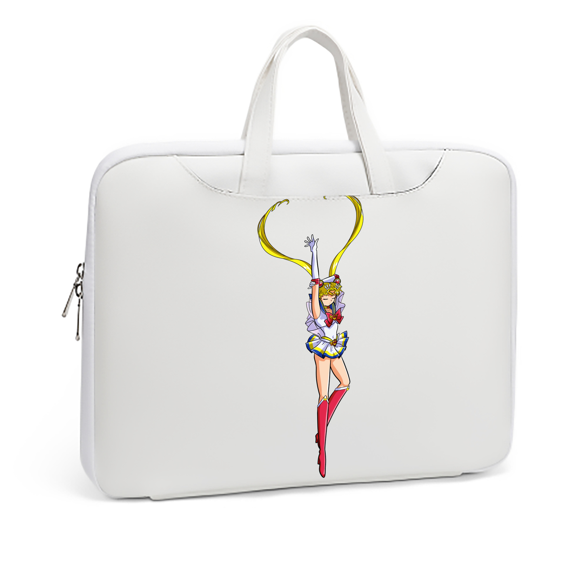 （画像用） 美少女戦士セーラームーン 月野 うさぎ つきの うさぎ Sailor Moon Tsukino Usagi レザーラップトップバッグ　ノートパソコンケース