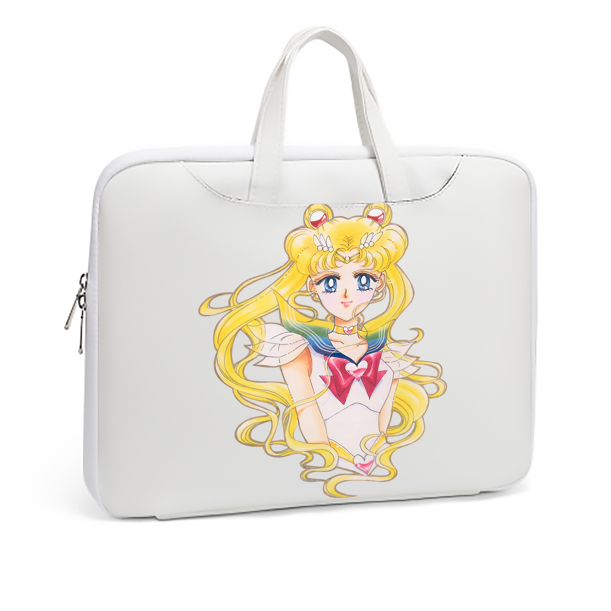 （画像用） 美少女戦士セーラームーン 月野 うさぎ つきの うさぎ Sailor Moon Tsukino Usagi レザーラップトップバッグ　ノートパソコンケース