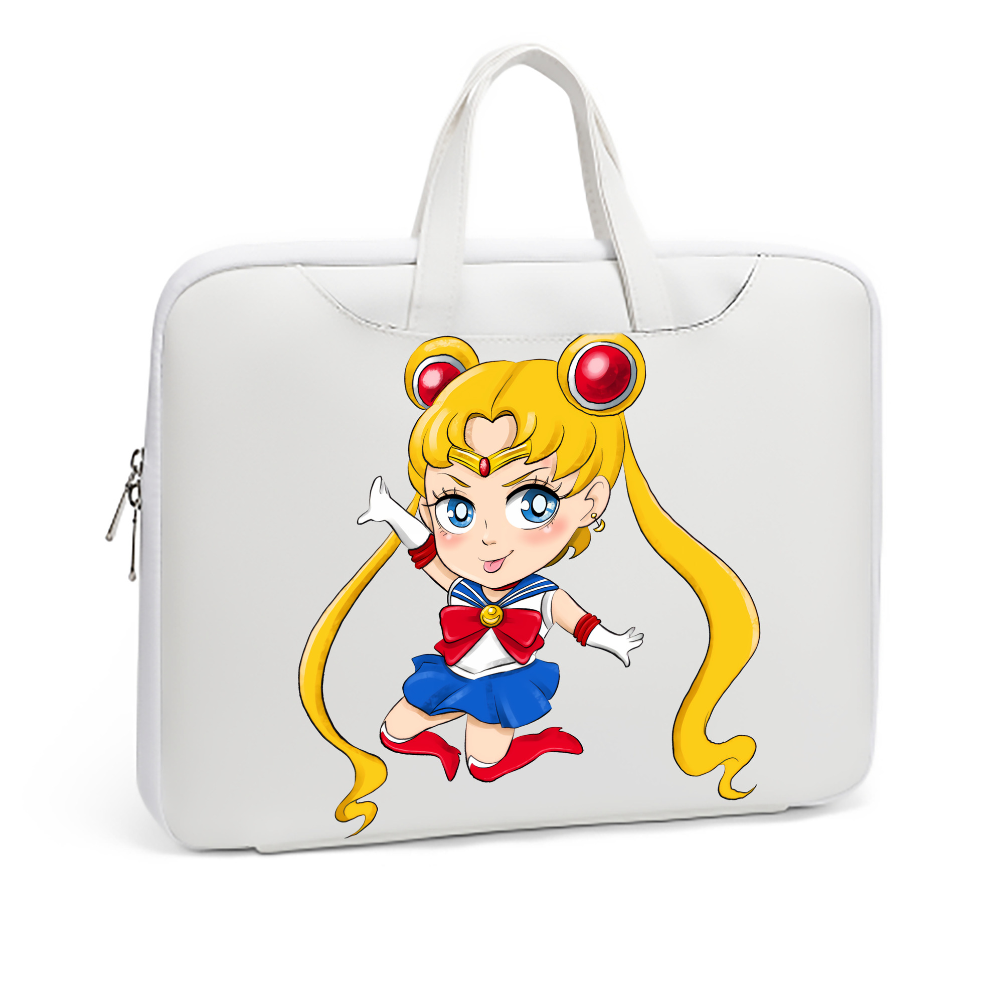 （画像用） 美少女戦士セーラームーン 月野 うさぎ つきの うさぎ Sailor Moon Tsukino Usagi レザーラップトップバッグ　ノートパソコンケース