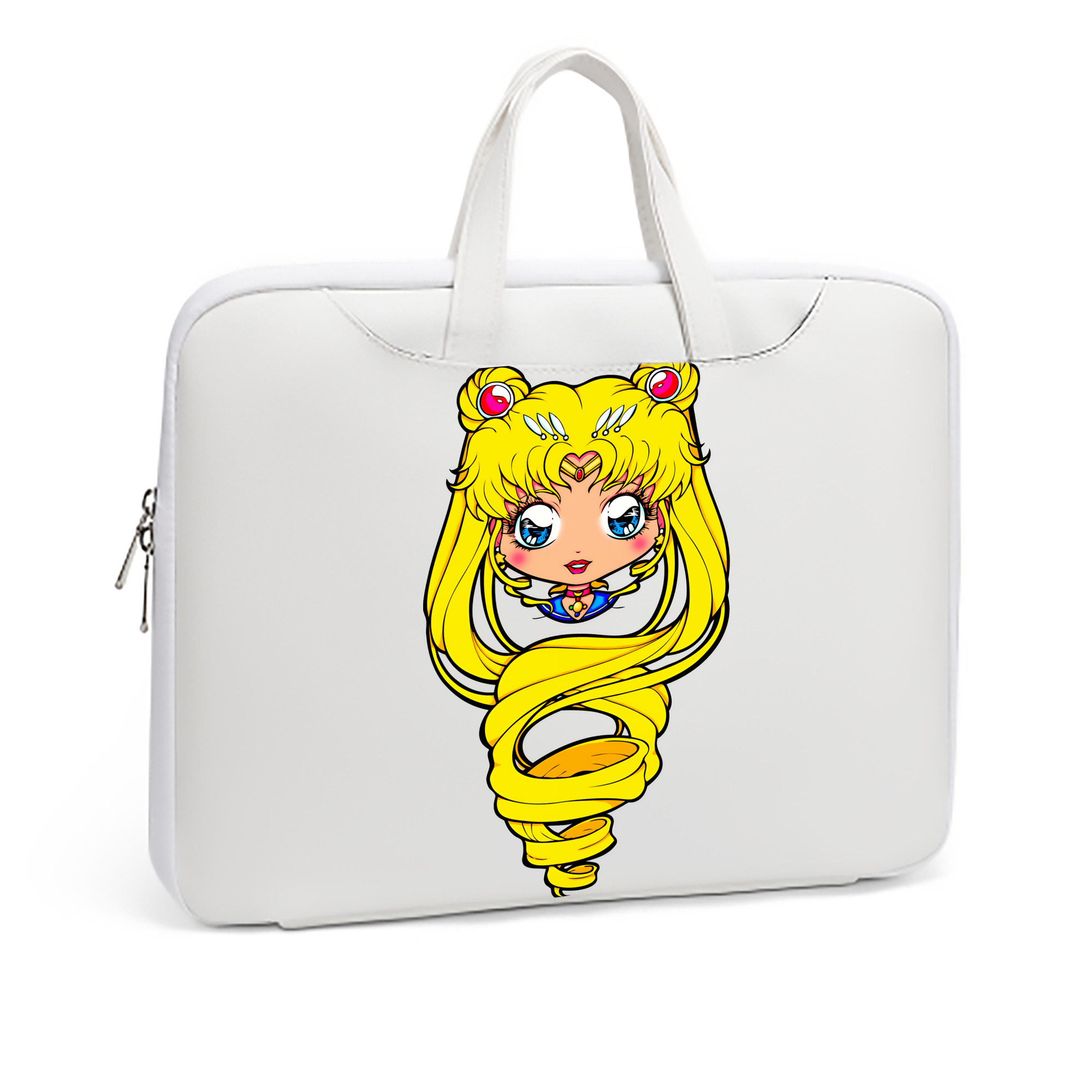 （画像用） 美少女戦士セーラームーン 月野 うさぎ つきの うさぎ Sailor Moon Tsukino Usagi レザーラップトップバッグ　ノートパソコンケース