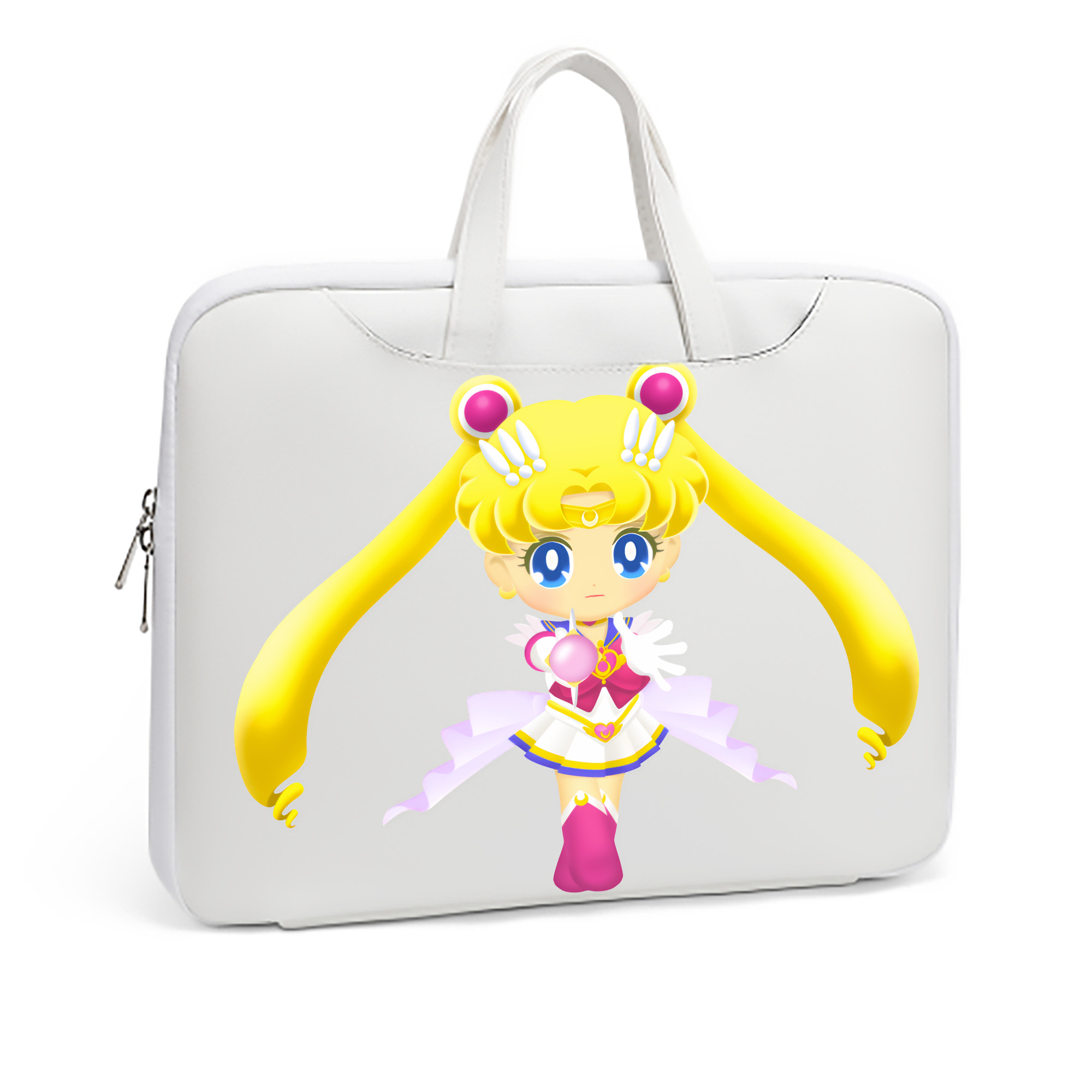 （画像用） 美少女戦士セーラームーン 月野 うさぎ つきの うさぎ Sailor Moon Tsukino Usagi レザーラップトップバッグ　ノートパソコンケース