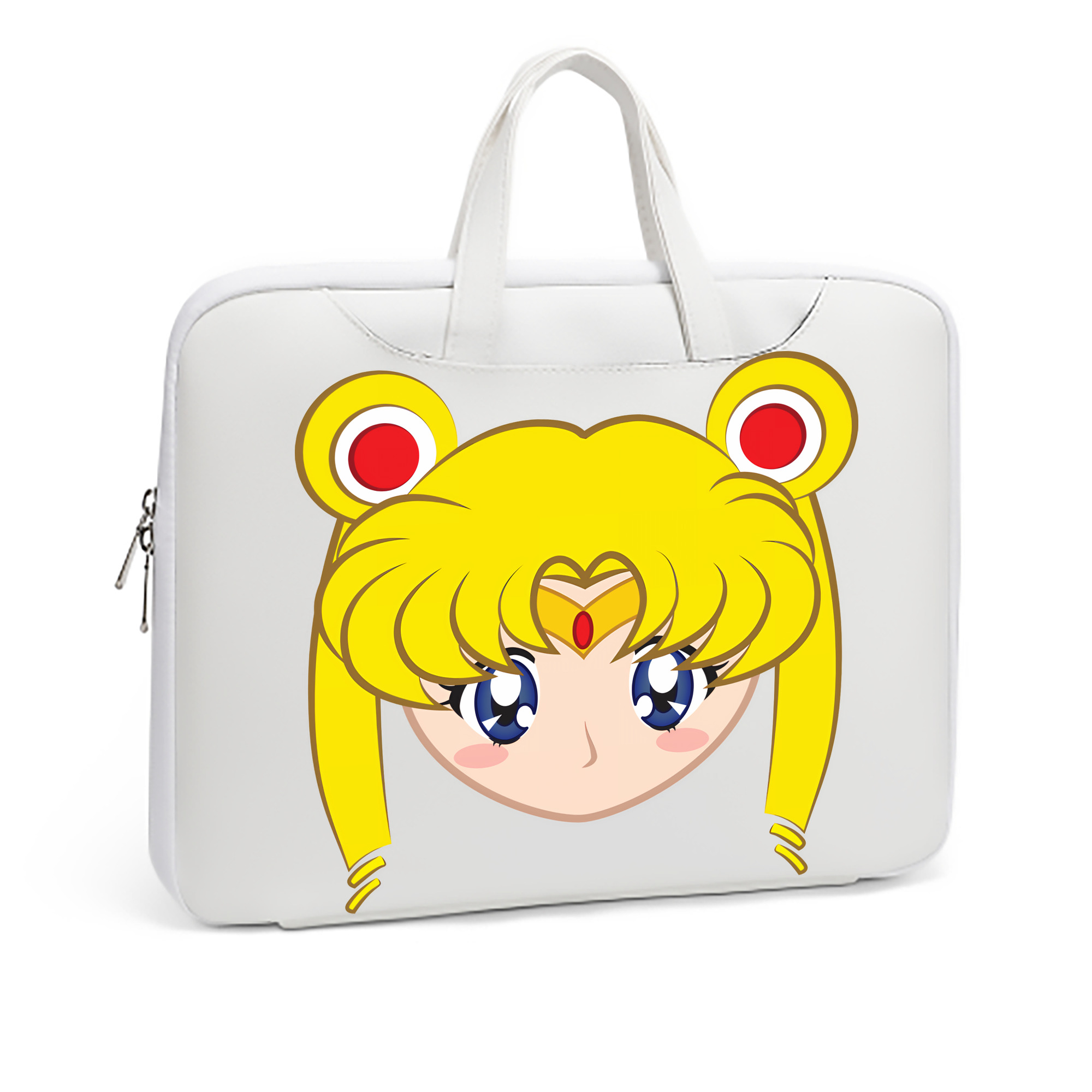 （画像用） 美少女戦士セーラームーン 月野 うさぎ つきの うさぎ Sailor Moon Tsukino Usagi レザーラップトップバッグ　ノートパソコンケース