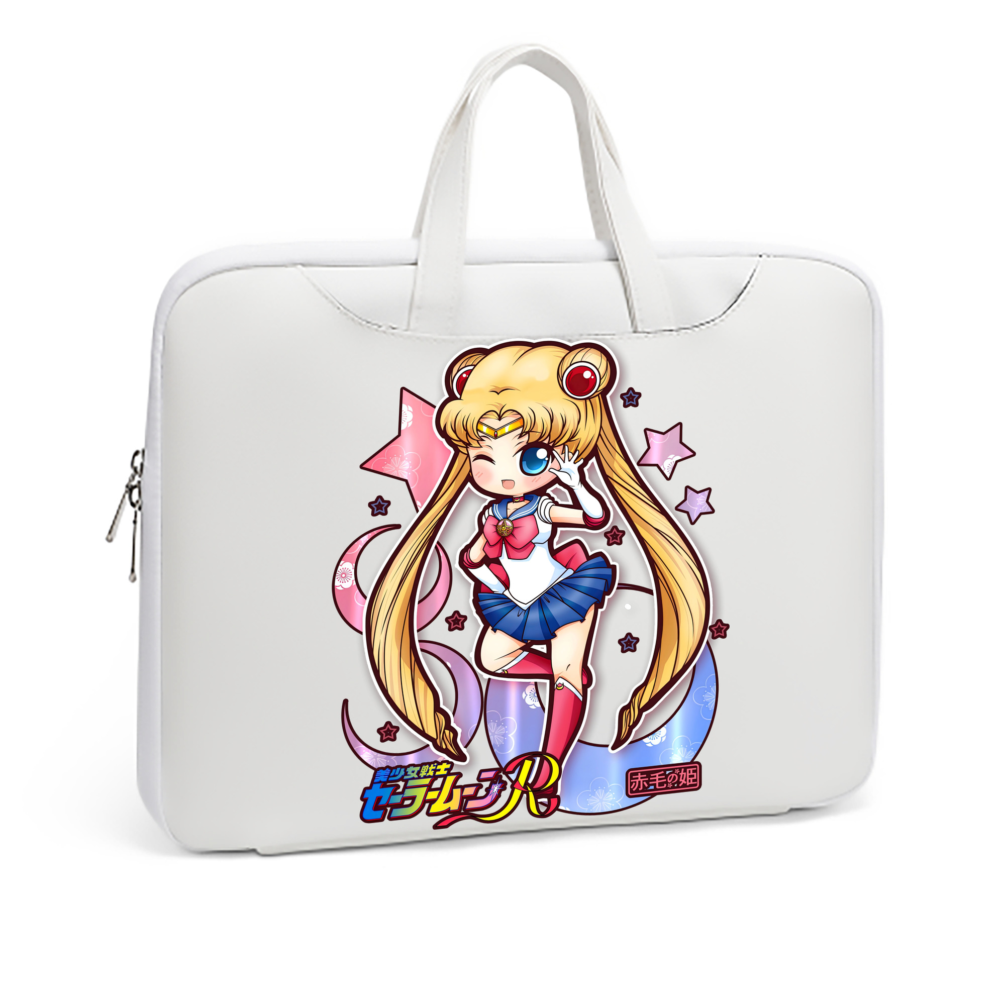 （画像用） 美少女戦士セーラームーン 月野 うさぎ つきの うさぎ Sailor Moon Tsukino Usagi レザーラップトップバッグ　ノートパソコンケース