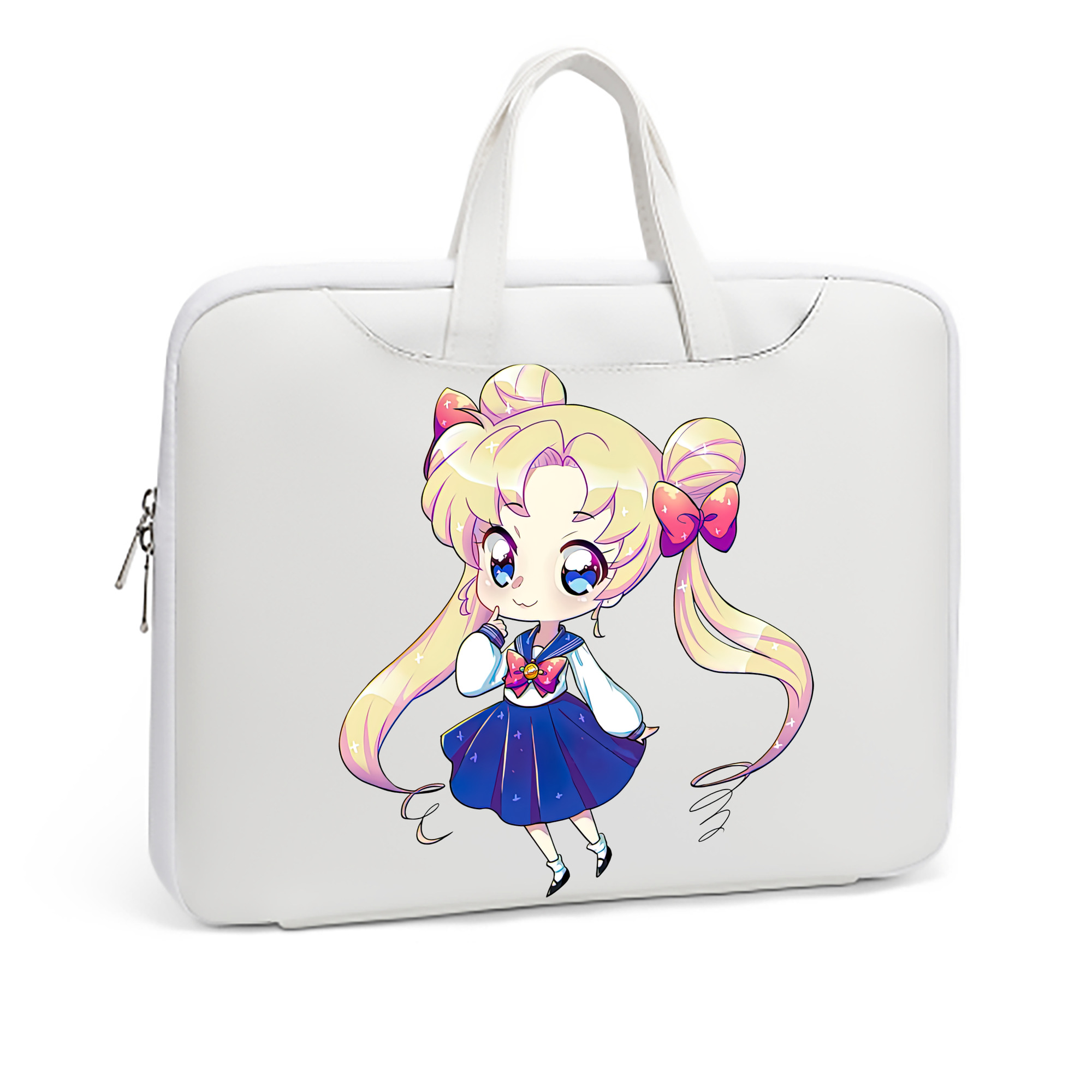 （画像用） 美少女戦士セーラームーン 月野 うさぎ つきの うさぎ Sailor Moon Tsukino Usagi レザーラップトップバッグ　ノートパソコンケース