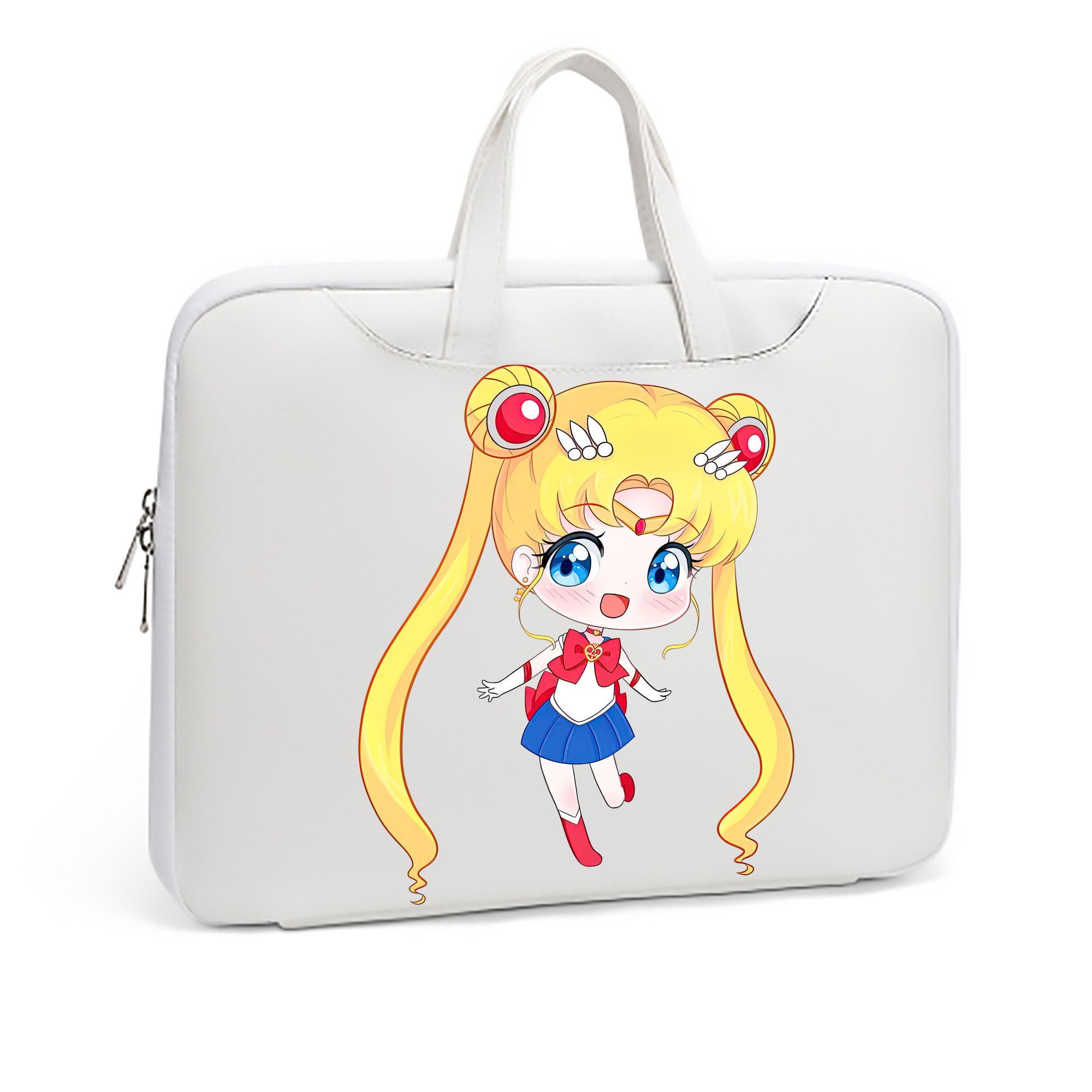 （画像用） 美少女戦士セーラームーン 月野 うさぎ つきの うさぎ Sailor Moon Tsukino Usagi レザーラップトップバッグ　ノートパソコンケース