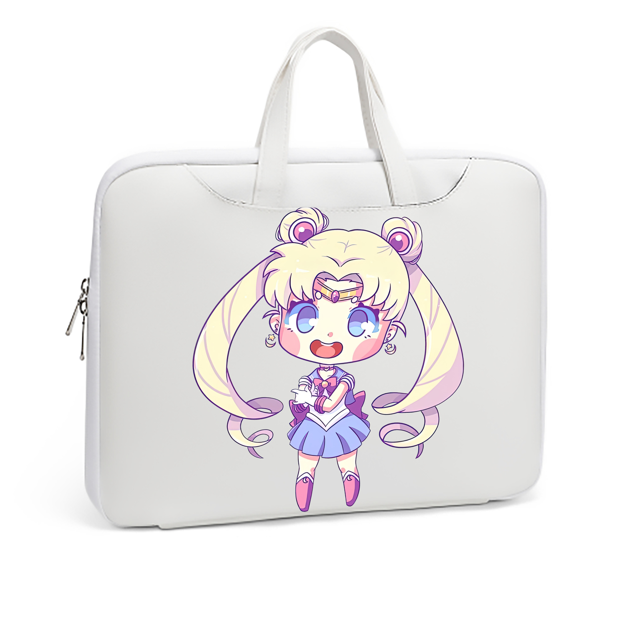 （画像用） 美少女戦士セーラームーン 月野 うさぎ つきの うさぎ Sailor Moon Tsukino Usagi レザーラップトップバッグ　ノートパソコンケース