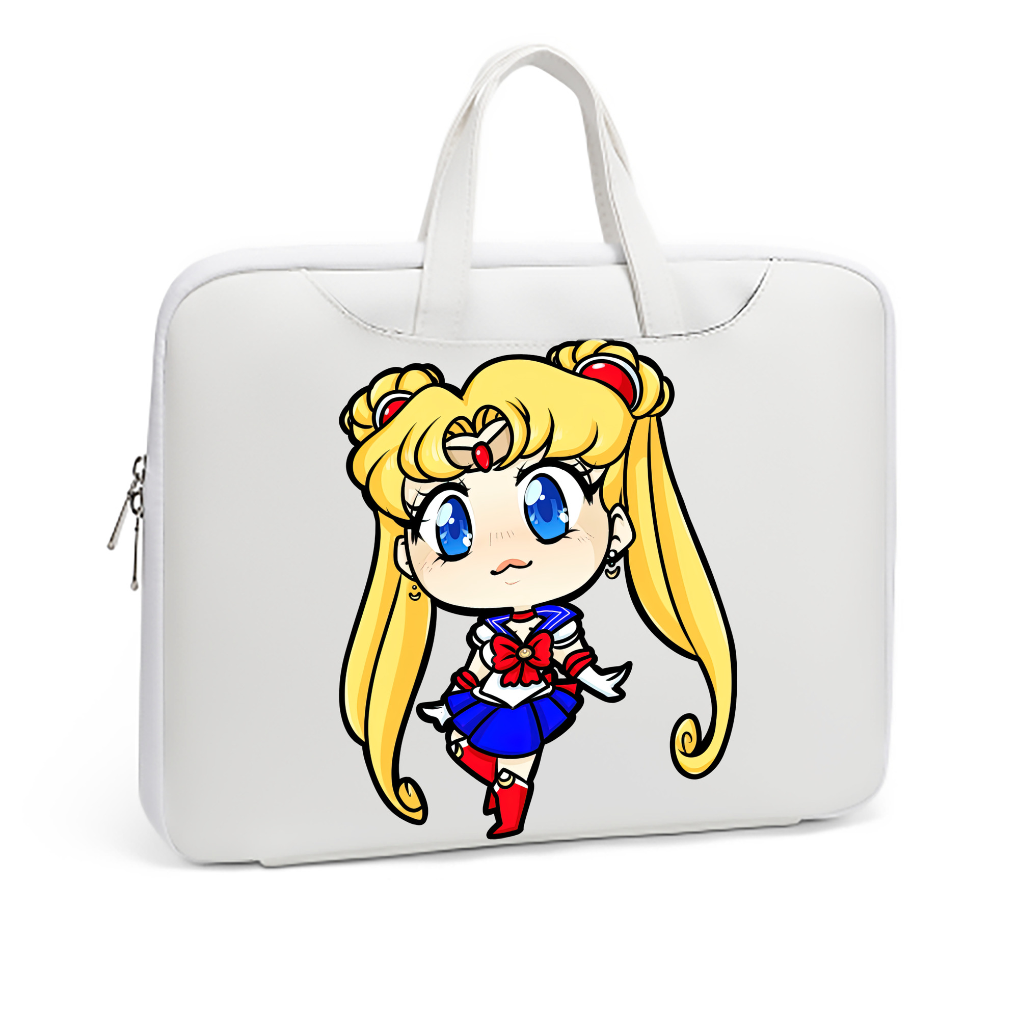 （画像用） 美少女戦士セーラームーン 月野 うさぎ つきの うさぎ Sailor Moon Tsukino Usagi レザーラップトップバッグ　ノートパソコンケース