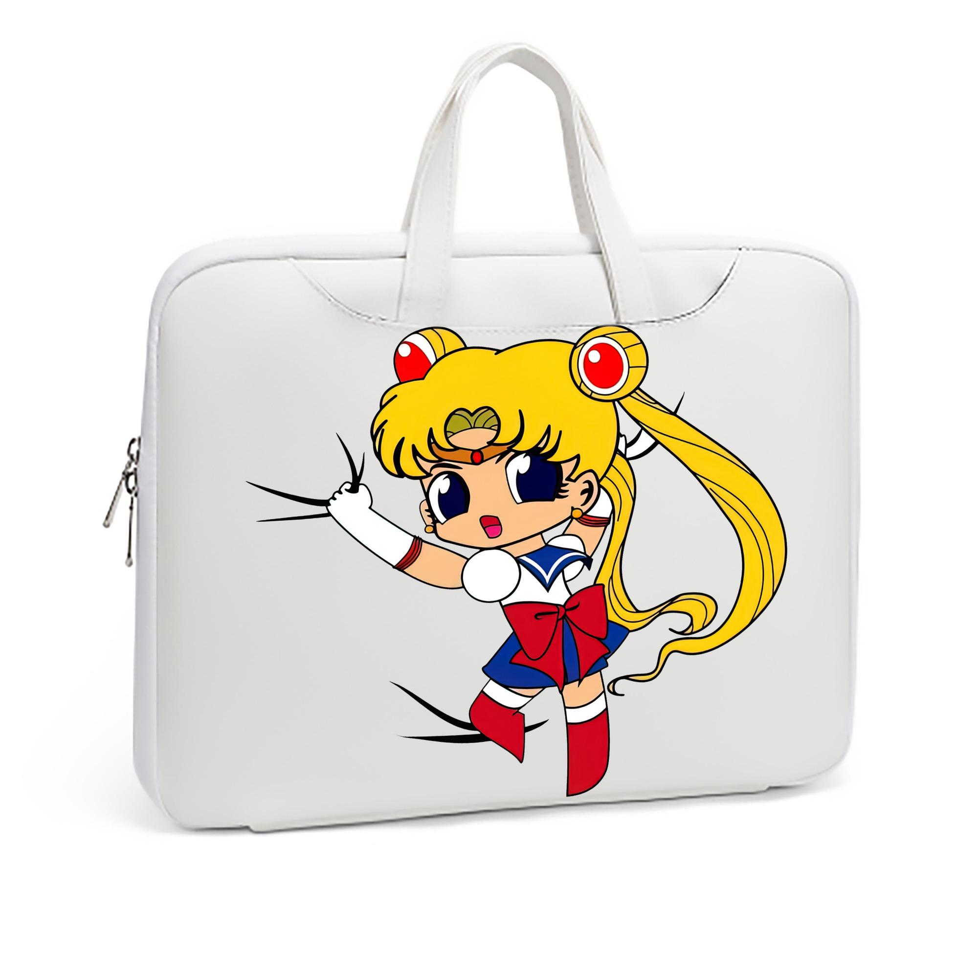 （画像用） 美少女戦士セーラームーン 月野 うさぎ つきの うさぎ Sailor Moon Tsukino Usagi レザーラップトップバッグ　ノートパソコンケース