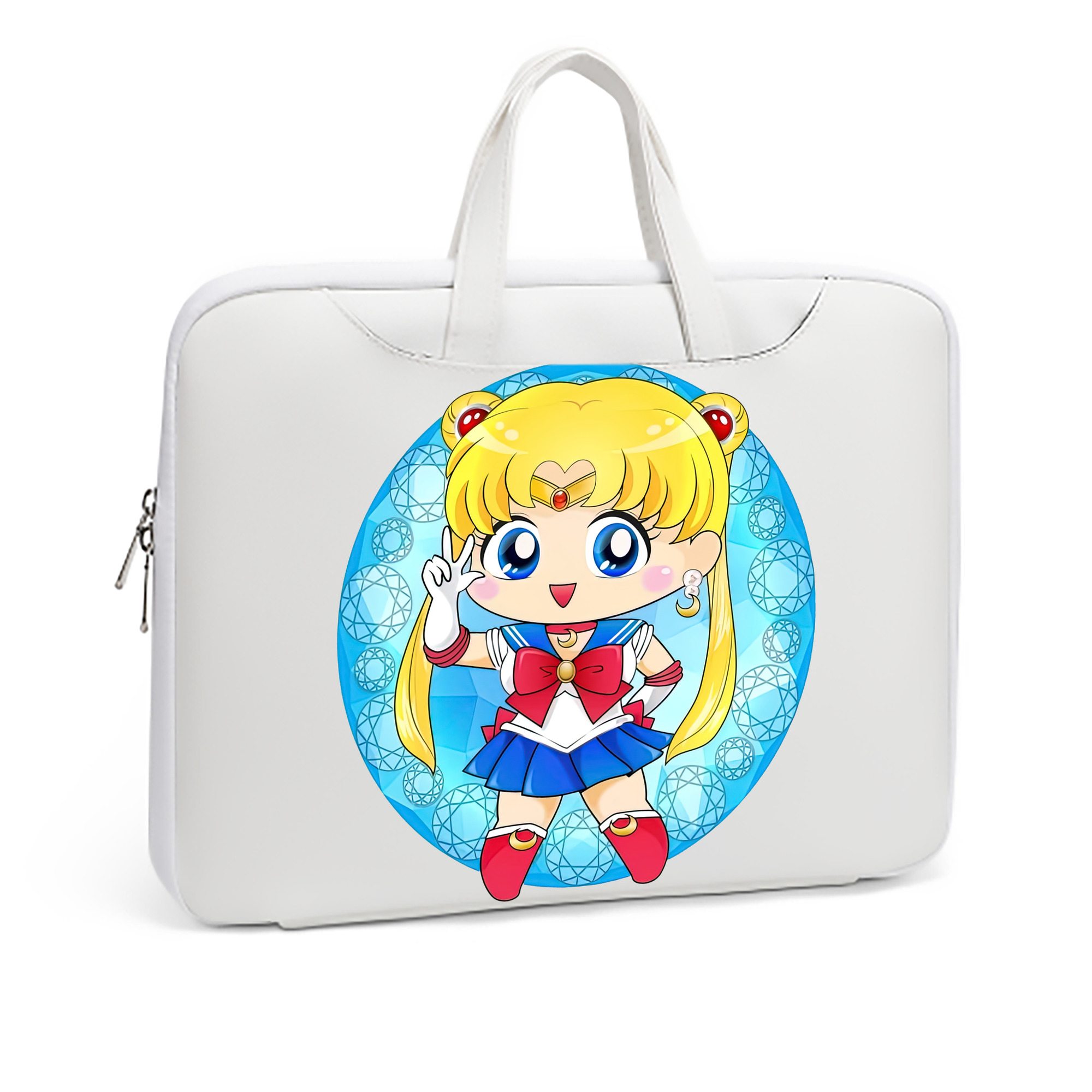 （画像用） 美少女戦士セーラームーン 月野 うさぎ つきの うさぎ Sailor Moon Tsukino Usagi レザーラップトップバッグ　ノートパソコンケース