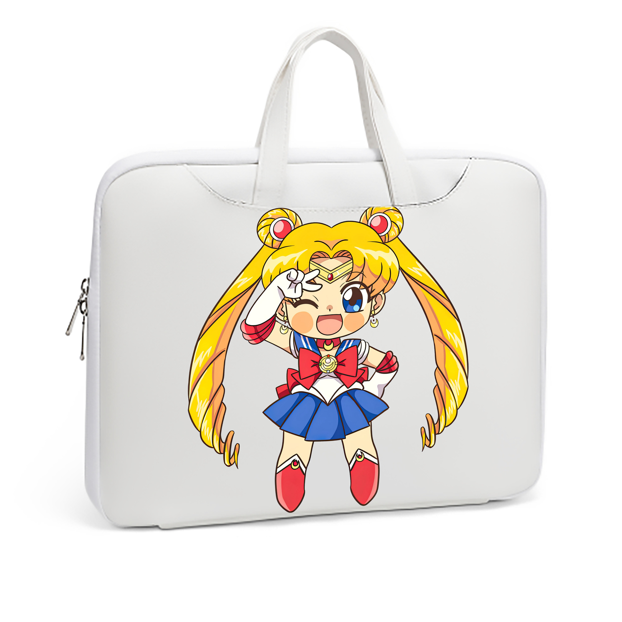 （画像用） 美少女戦士セーラームーン 月野 うさぎ つきの うさぎ Sailor Moon Tsukino Usagi レザーラップトップバッグ　ノートパソコンケース