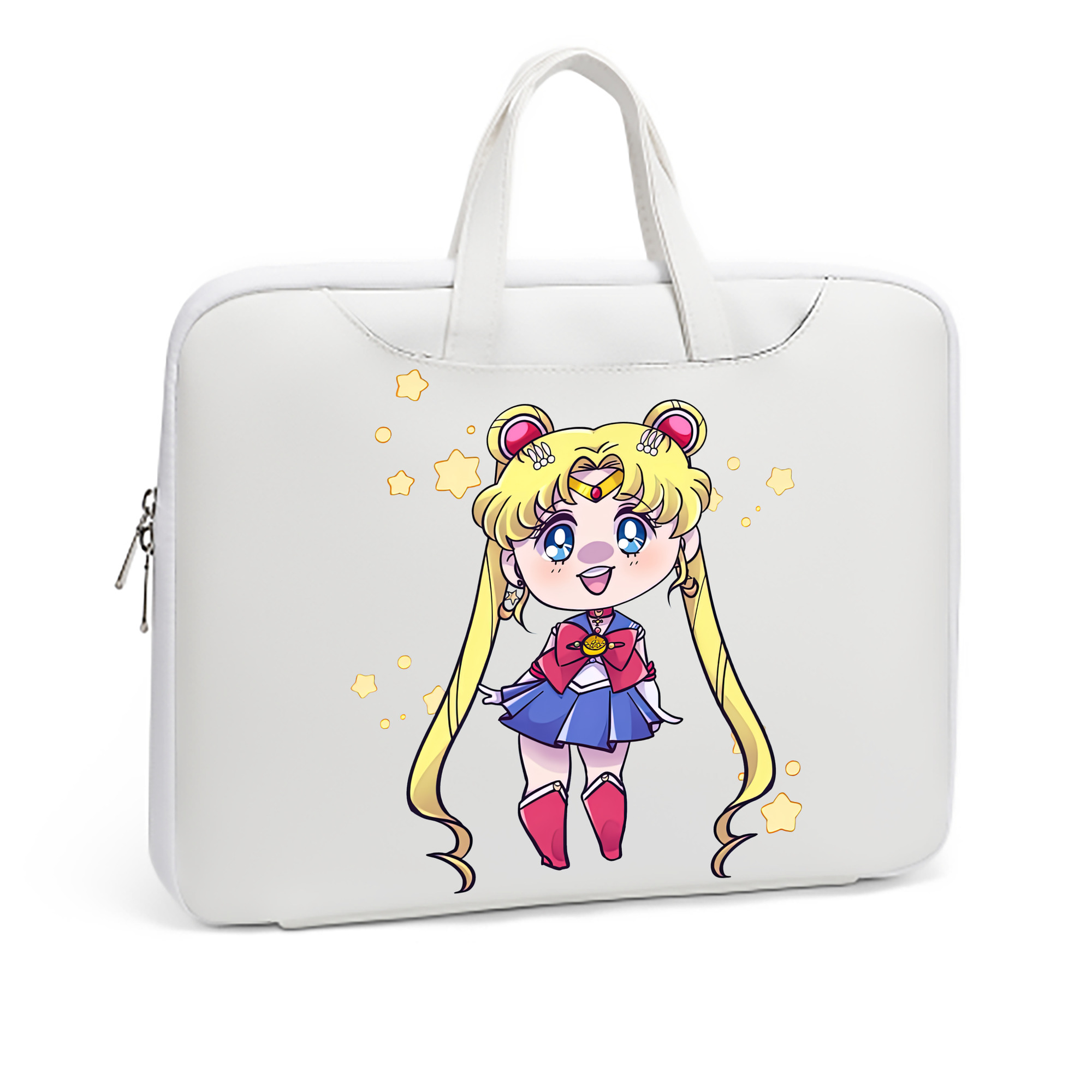 （画像用） 美少女戦士セーラームーン 月野 うさぎ つきの うさぎ Sailor Moon Tsukino Usagi レザーラップトップバッグ　ノートパソコンケース
