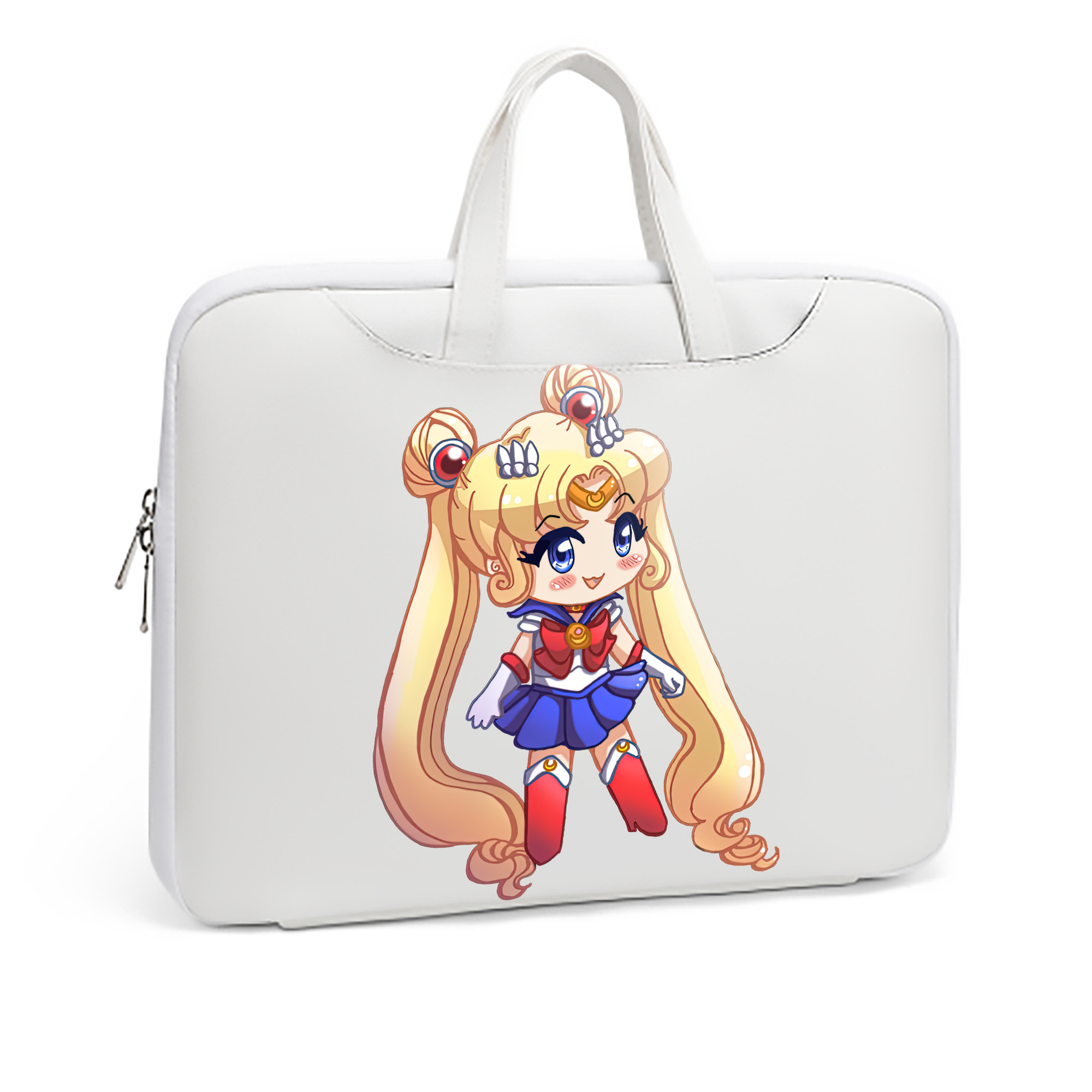 （画像用） 美少女戦士セーラームーン 月野 うさぎ つきの うさぎ Sailor Moon Tsukino Usagi レザーラップトップバッグ　ノートパソコンケース