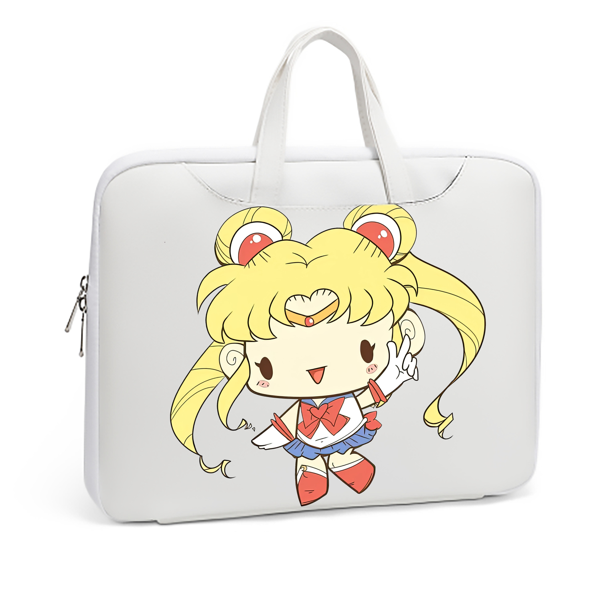 （画像用） 美少女戦士セーラームーン 月野 うさぎ つきの うさぎ Sailor Moon Tsukino Usagi レザーラップトップバッグ　ノートパソコンケース