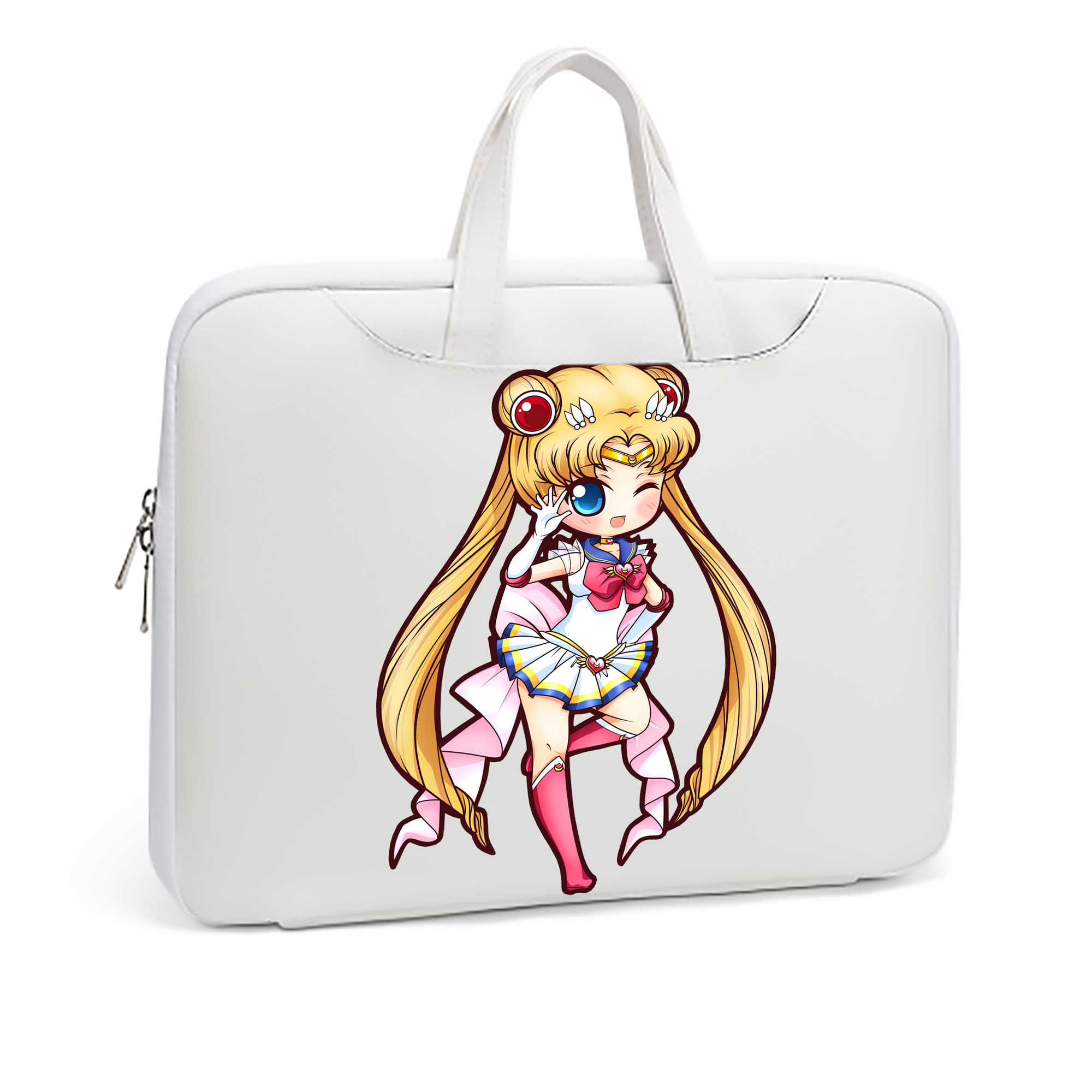 （画像用） 美少女戦士セーラームーン 月野 うさぎ つきの うさぎ Sailor Moon Tsukino Usagi レザーラップトップバッグ　ノートパソコンケース