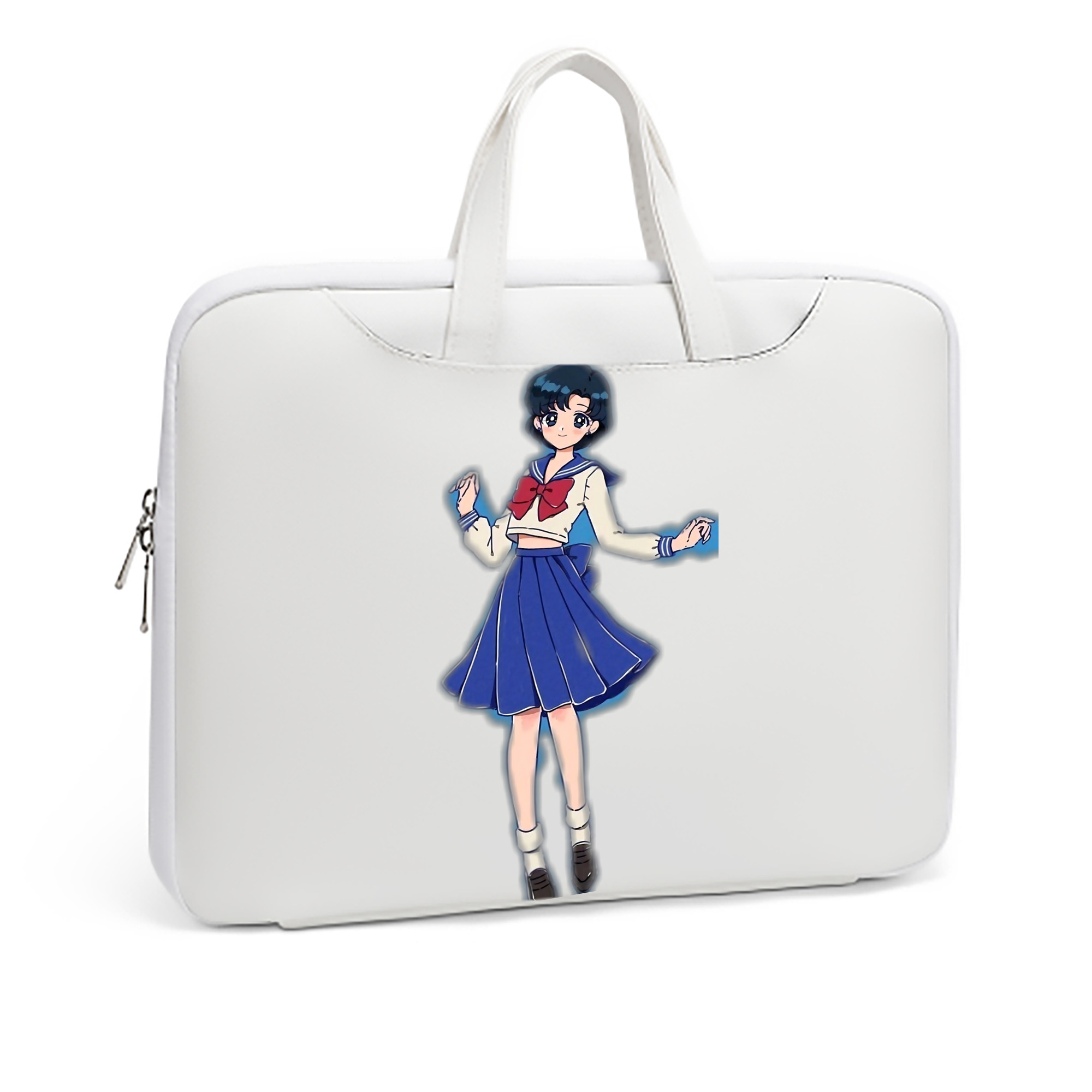 （画像用） 美少女戦士セーラームーン 水野 亜美 みずの あみ Sailor Moon Mizuno Ami レザーラップトップバッグ　ノートパソコンケース