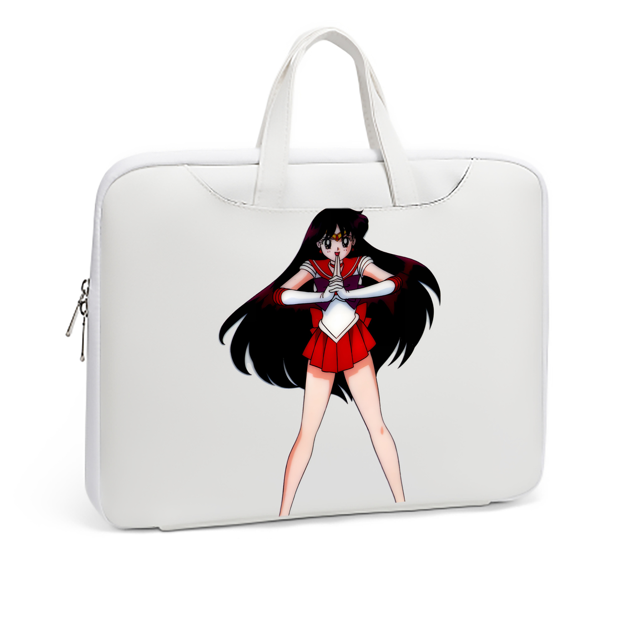（画像用） 美少女戦士セーラームーン 火野レイ ひの レイ Sailor Moon Hino Rei （セーラーマーズ,Sailor Mars） レザーラップトップバッグ　ノートパソコンケース